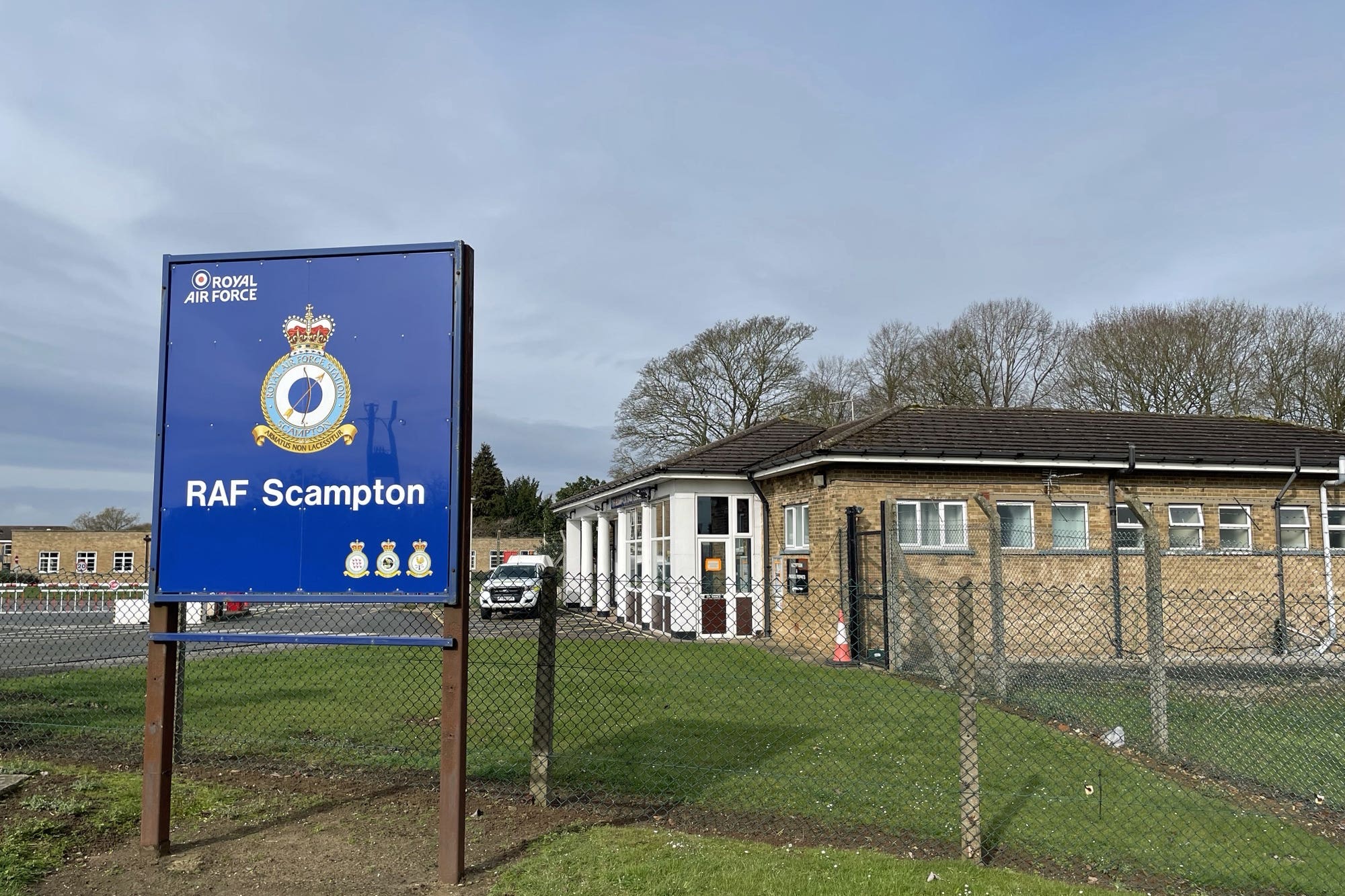 A view of RAF Scampton, in Lincoln (Callum Parke/PA)