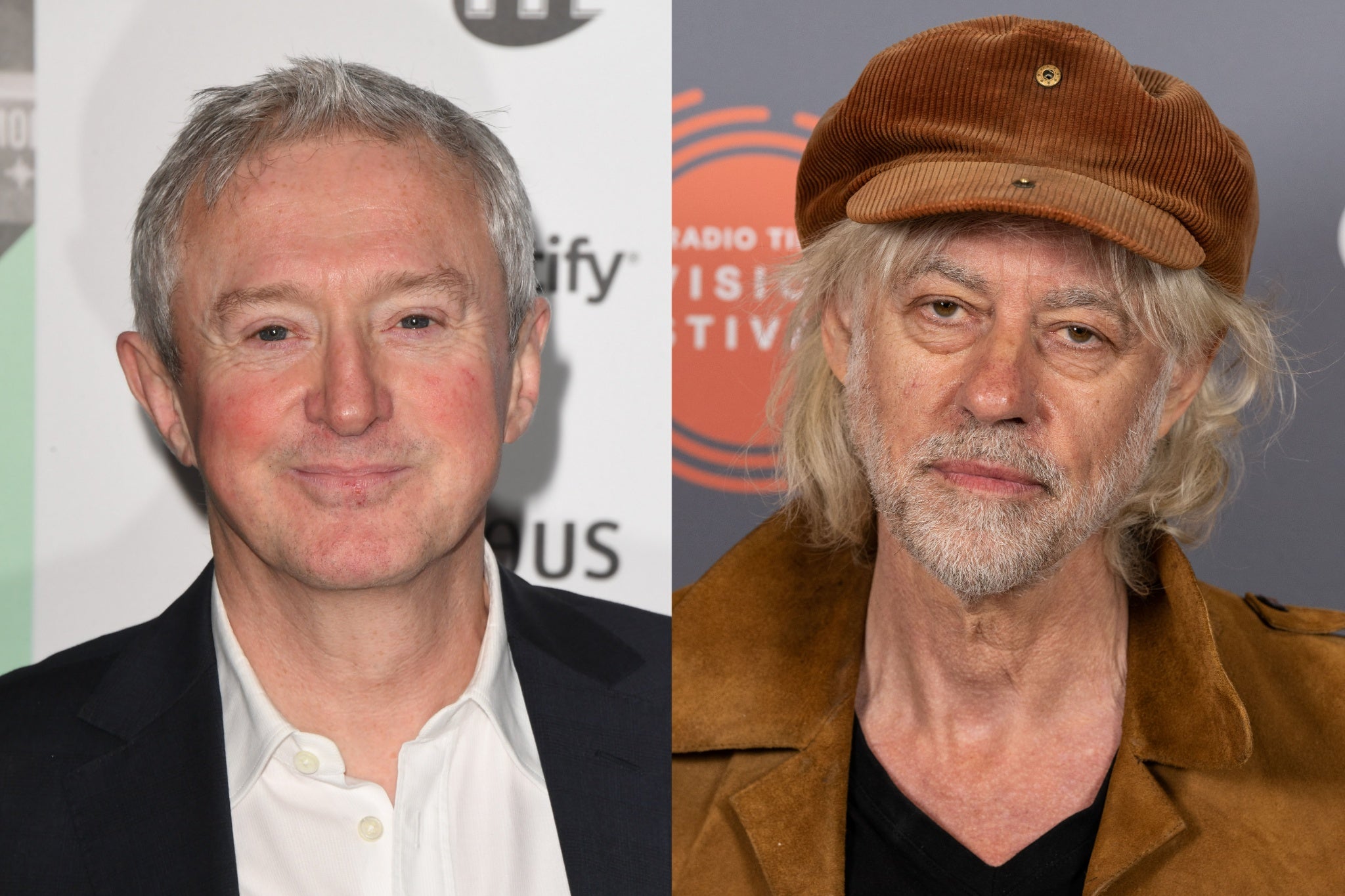 Louis Walsh and Bob Geldof