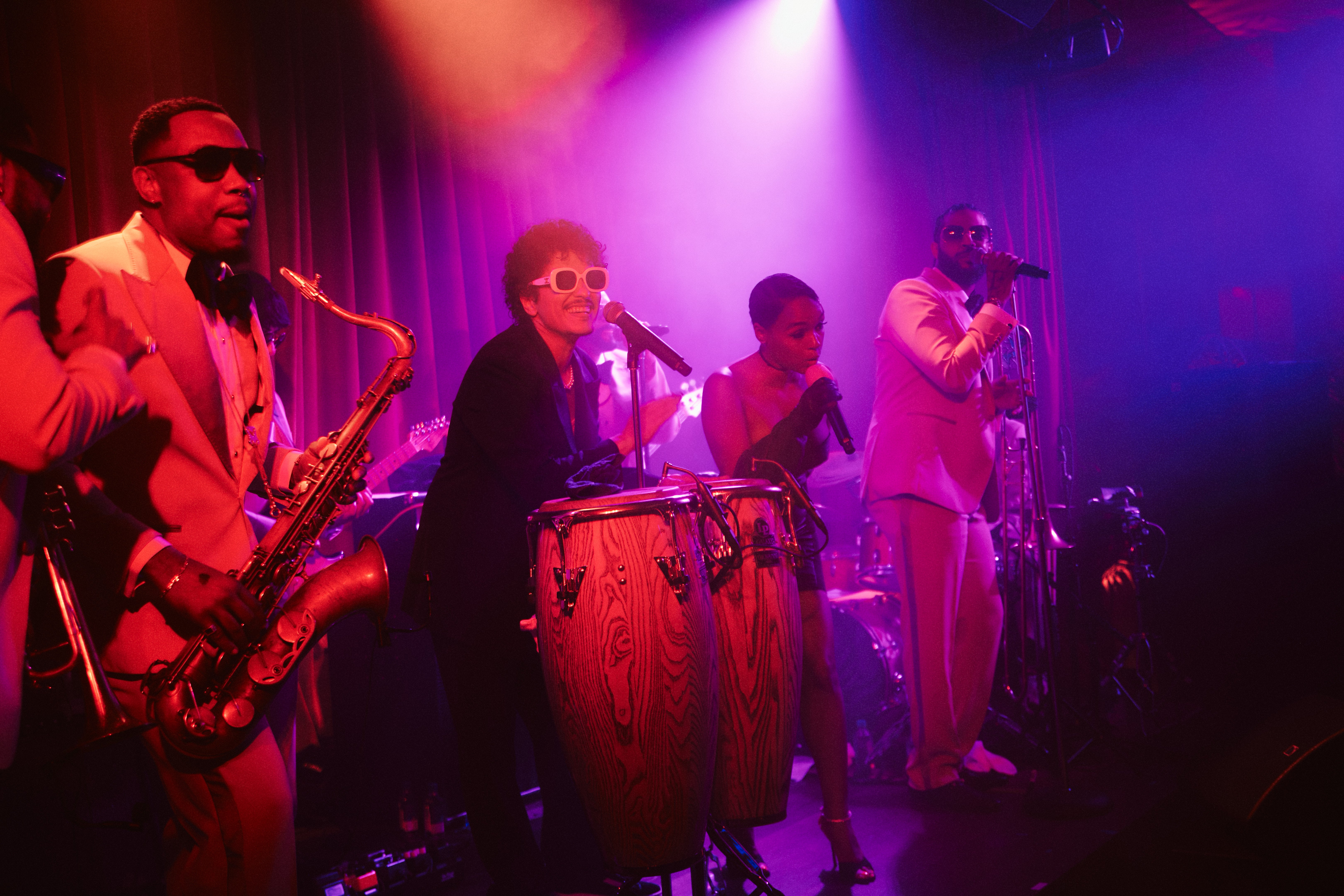 The Hooligans perform ‘Tightrope’ with Janelle Monáe at The Pinky Ring which opened last month