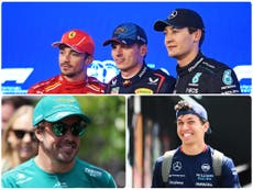 F1 power rankings: The Independent’s 2024 driver standings after Australian Grand Prix