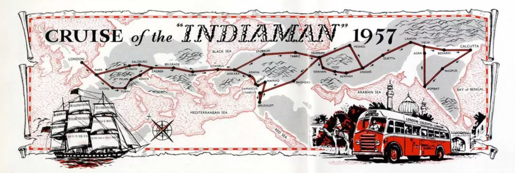 The return bus journey covered 20,300 miles in 110 days