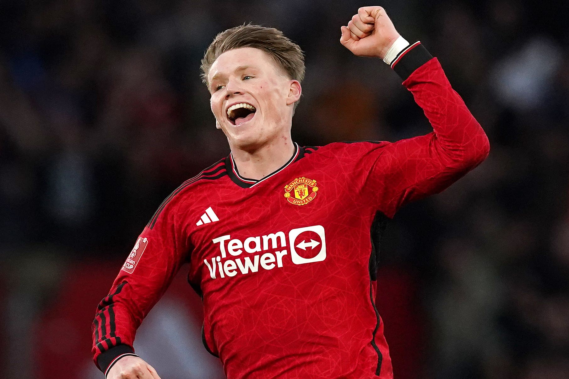 Scott McTominay has scored nine goals for United this season (Martin Rickett/PA)