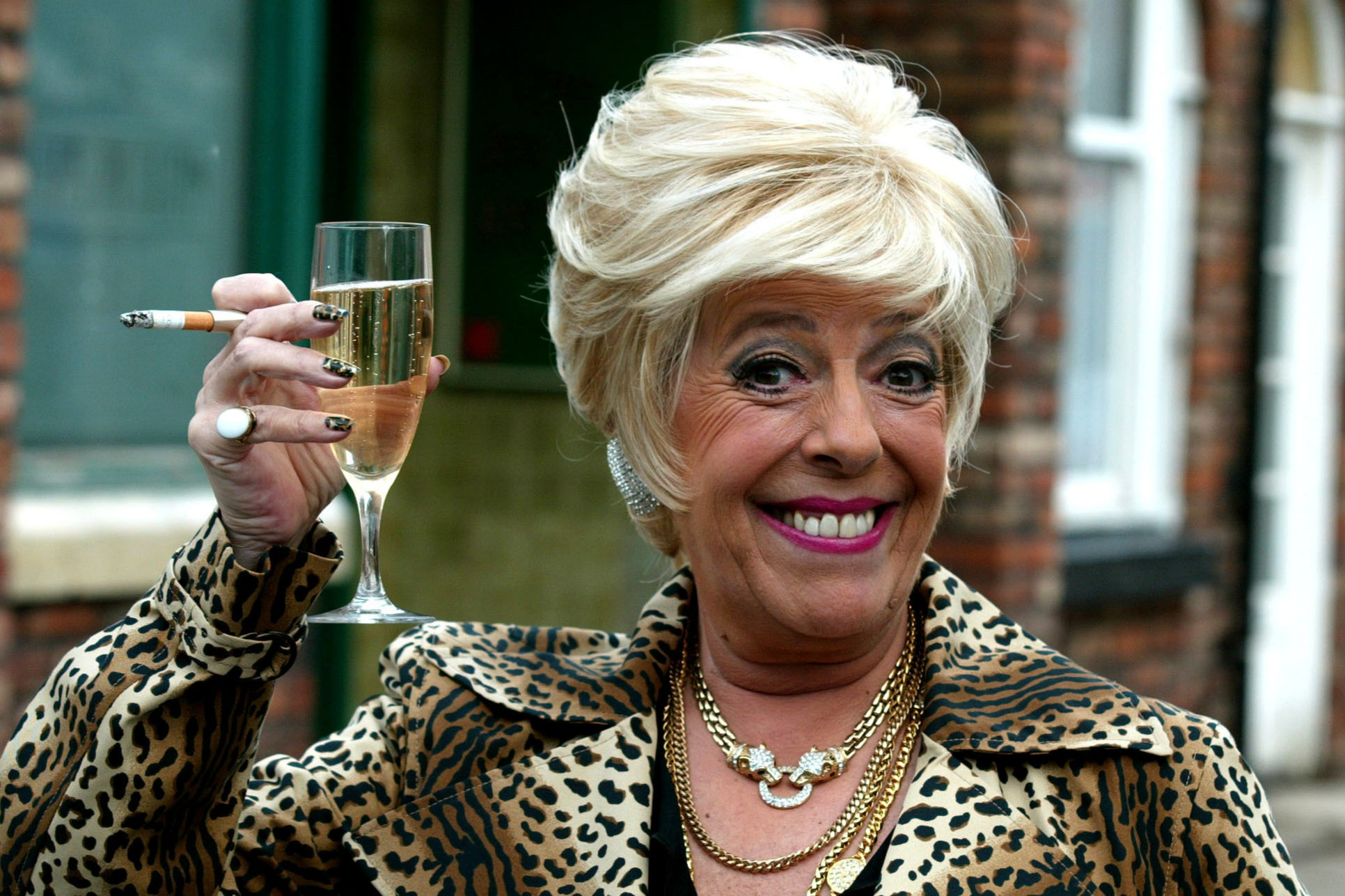 Julie Goodyear as Coronation Street’s Bet Lynch