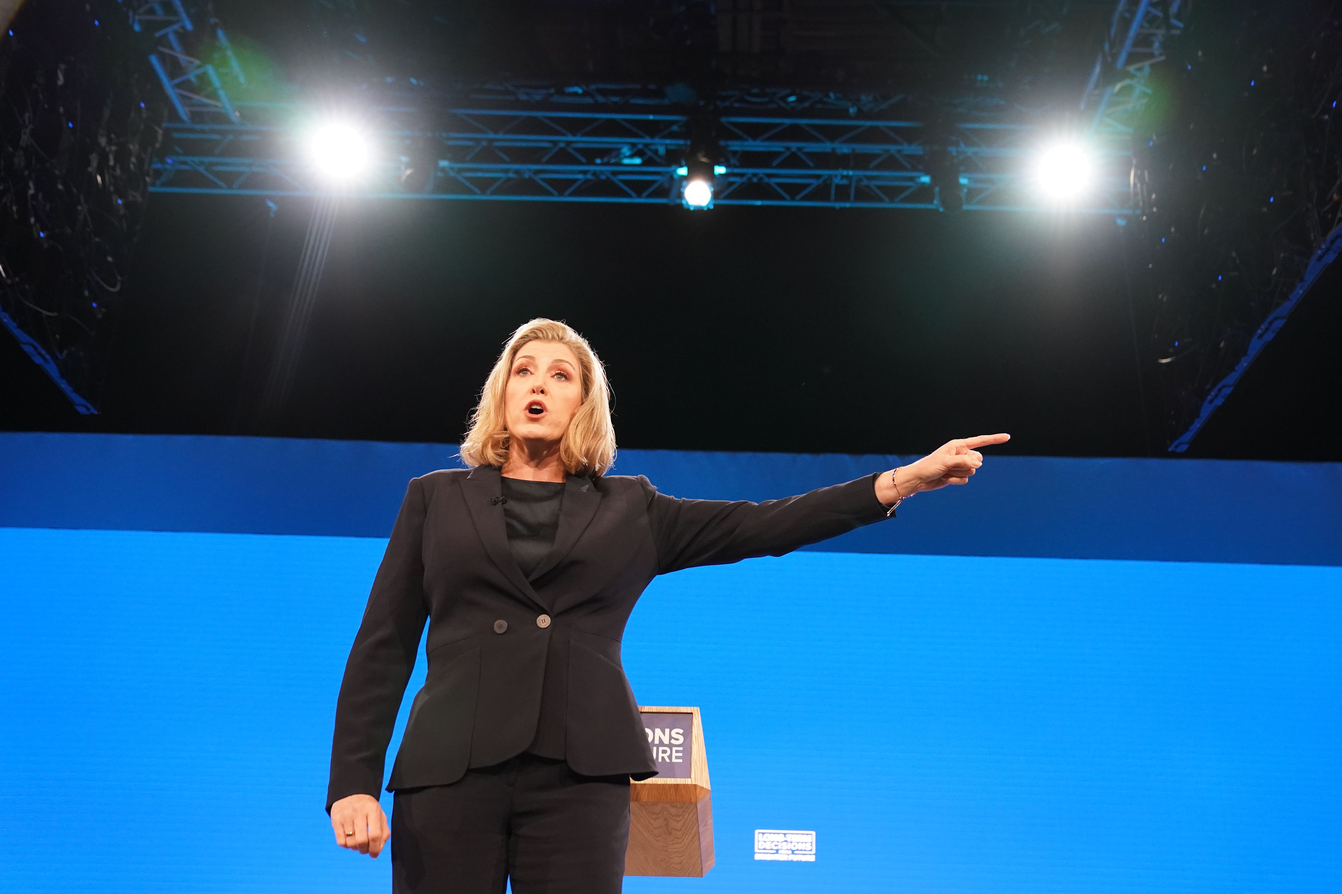 Leader of the House of Commons Penny Mordaunt faced questions from opposition MPs on rumours of a potential change of Tory leadership (Stefan Rousseau/PA)