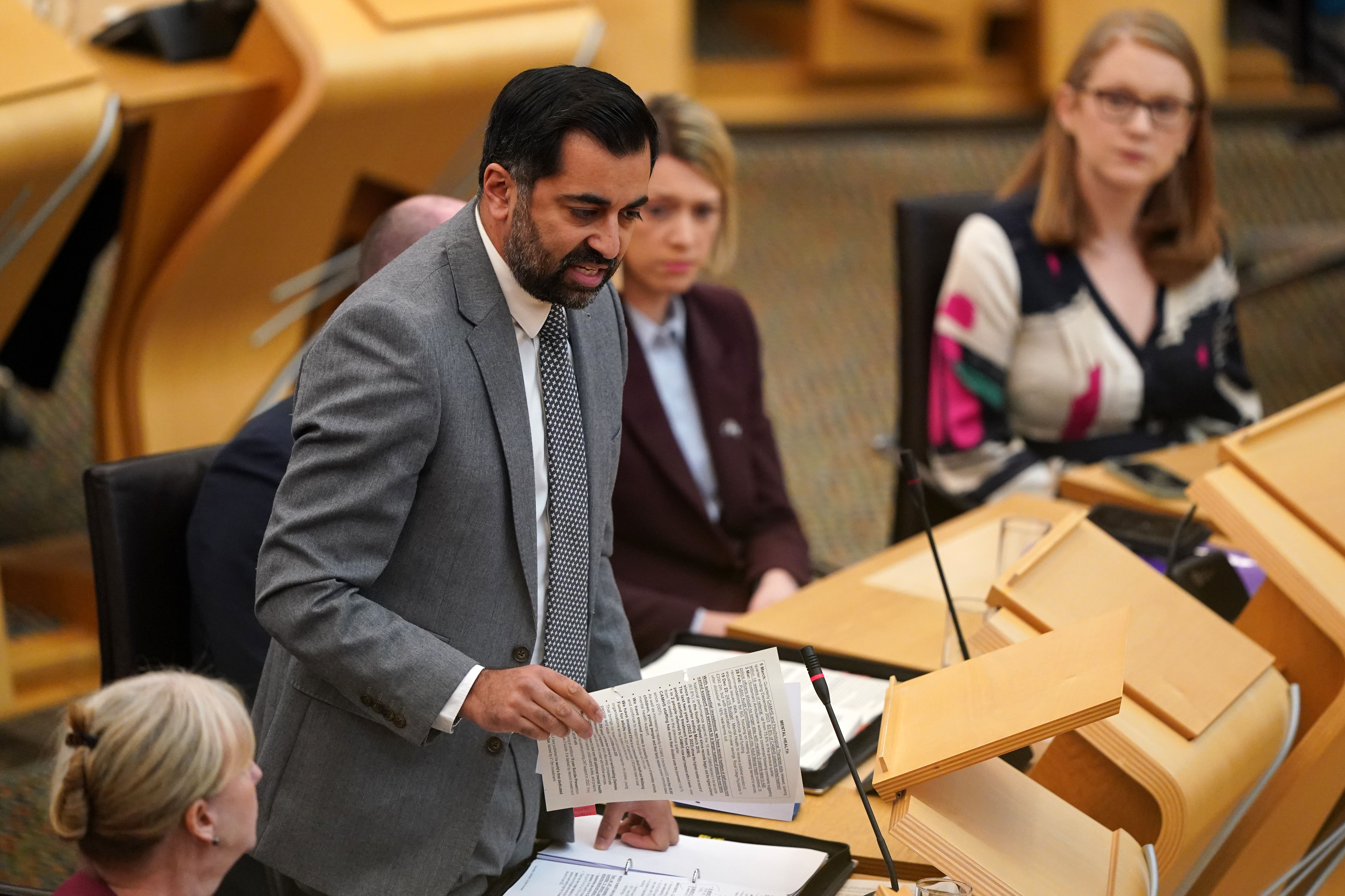 The First Minister addressed the issue on Thursday (Andrew Milligan/PA)