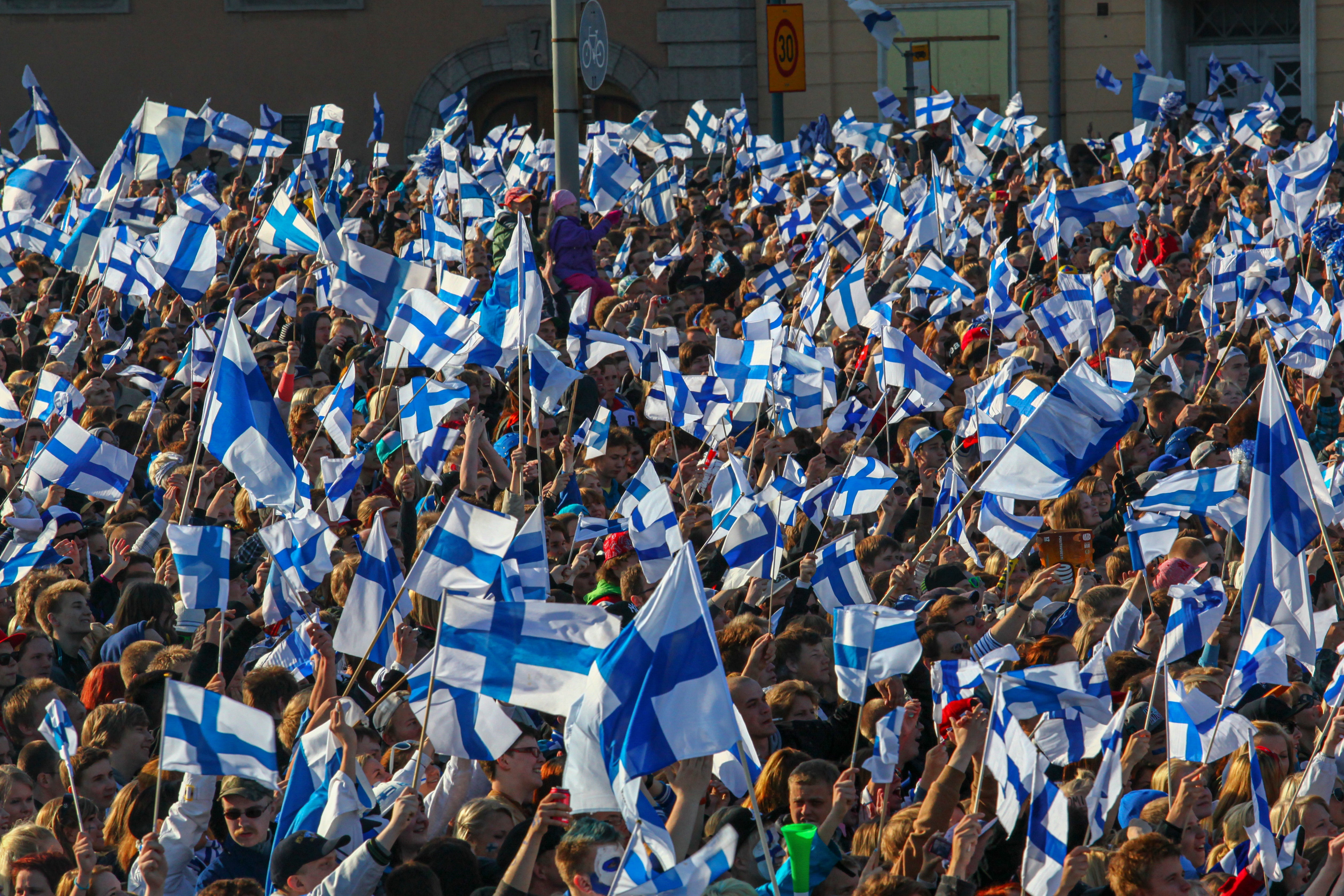 It doesn’t get much better for Finns than celebrations after being crowned ice hockey world champions