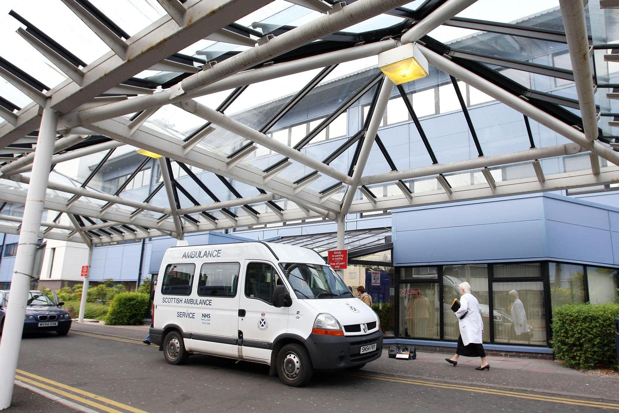 Both men died after falling from windows at the Western General Hospital in Edinburgh (PA)