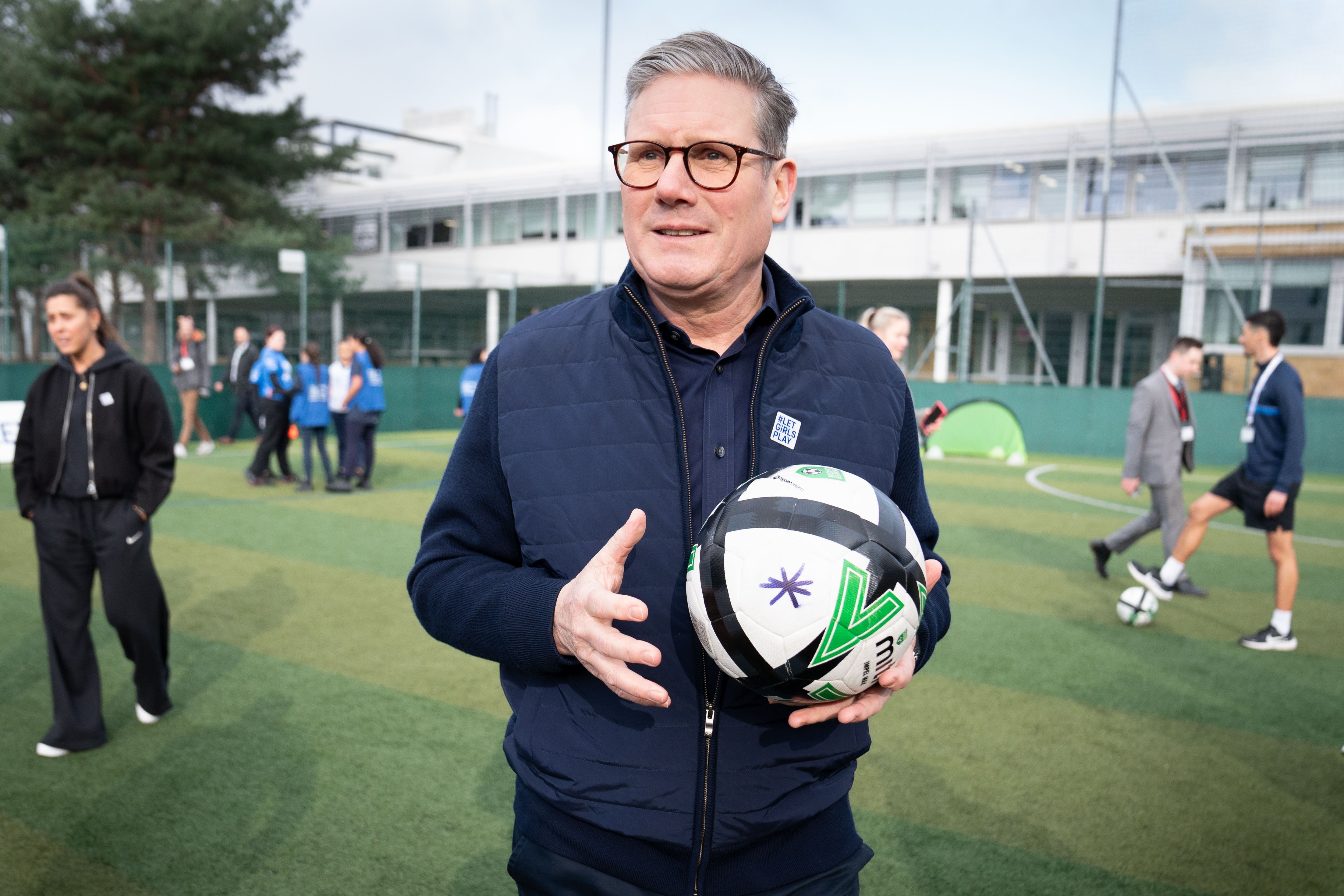 Labour leader Sir Keir Starmer called on Nike to reconsider changes to the England football shirt (Stefan Rousseau/PA)