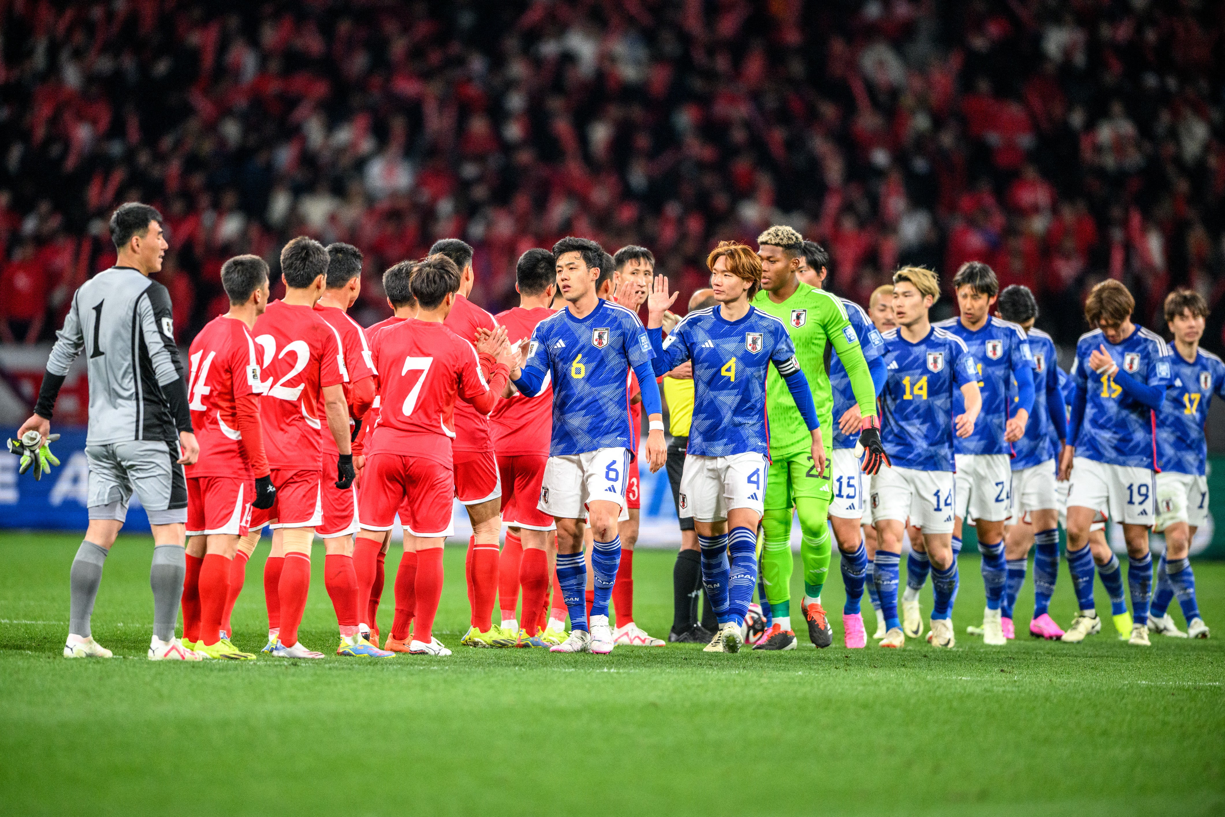 Japan and North Korea, pre-game