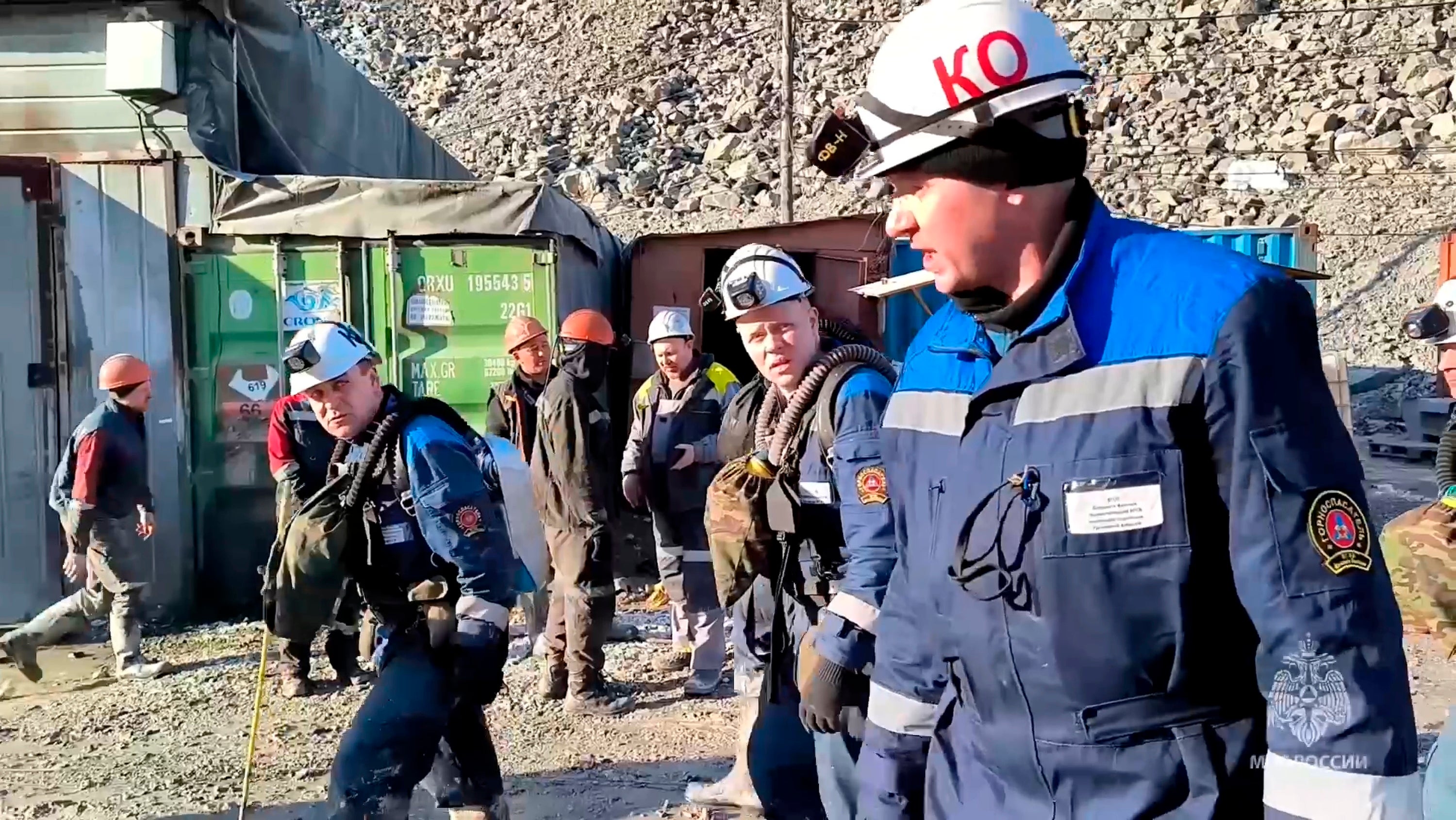 Russia Gold Mine Collapse