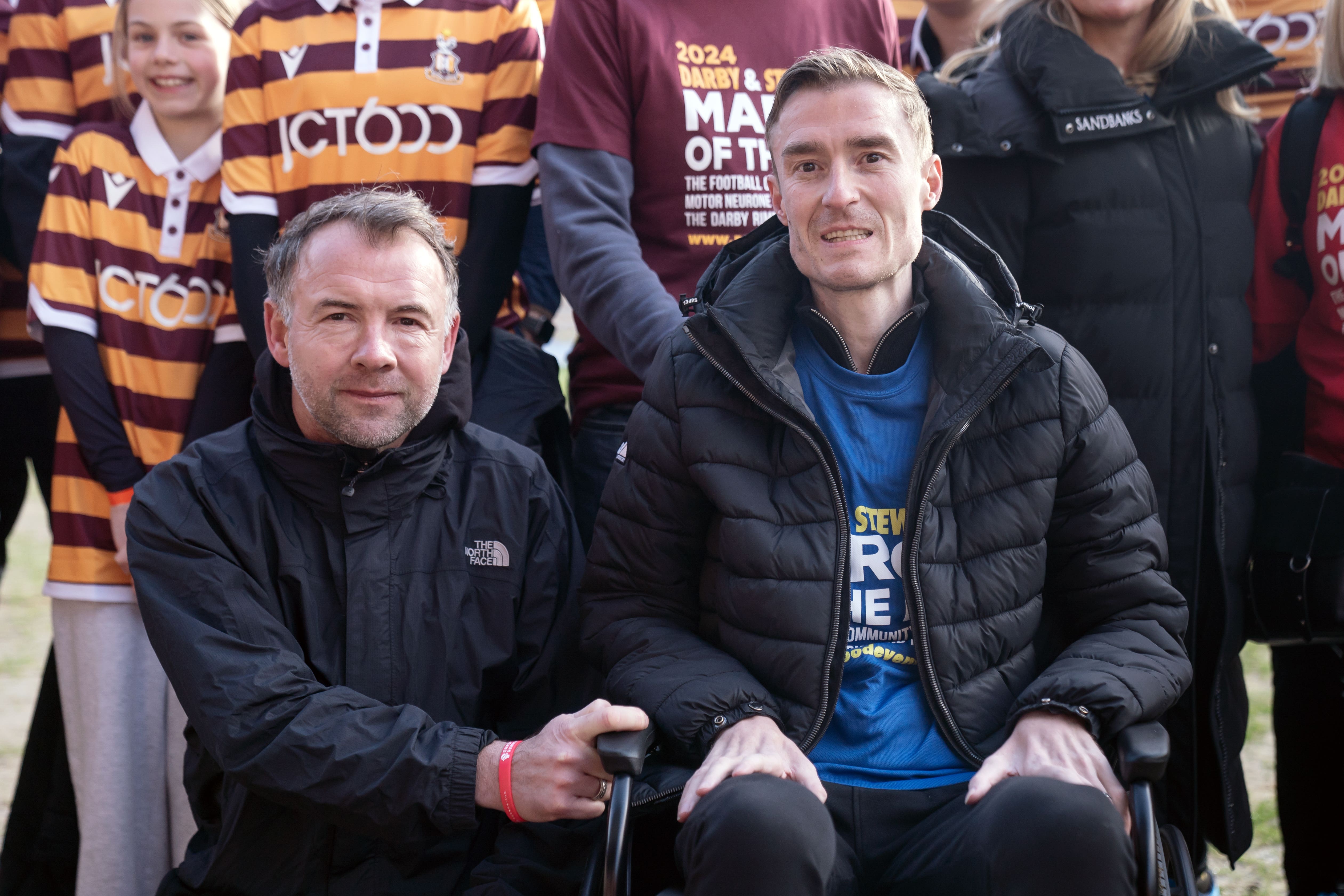 Stephen Darby and Marcus Stewart are staging a fundraiser (Danny Lawson/PA)