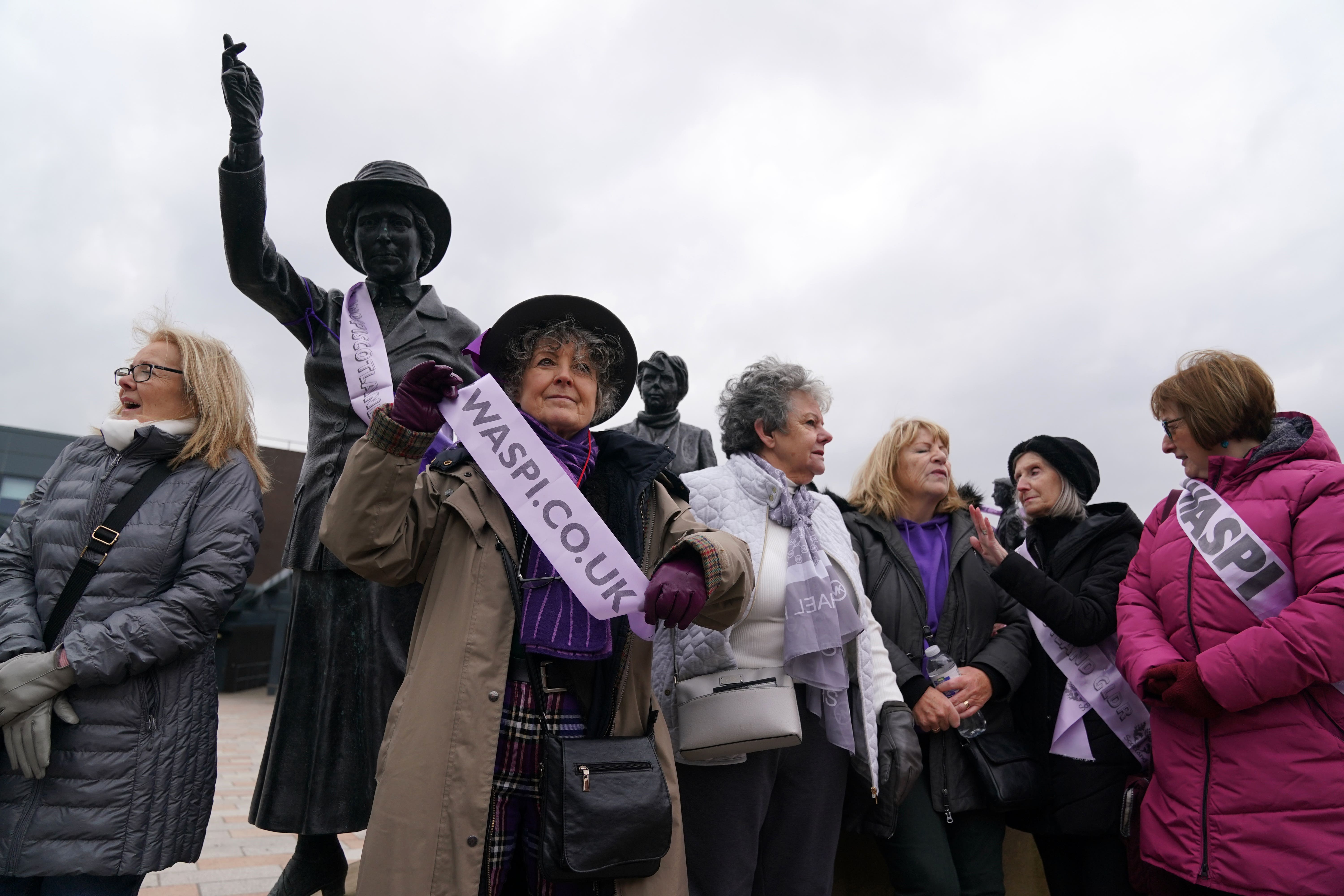 Campaigners for Women Against State Pension Inequality (Waspi) have called for politicians to commit to compensating them in line with recommendations from the Ombudsman. (Andrew Milligan/PA)