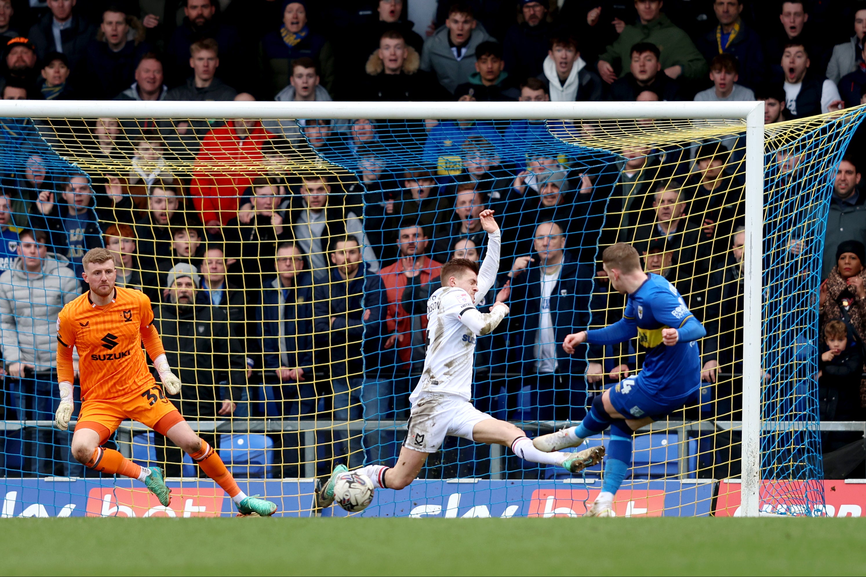 Ronan Curtis scored a stoppage time winner for Wimbledon