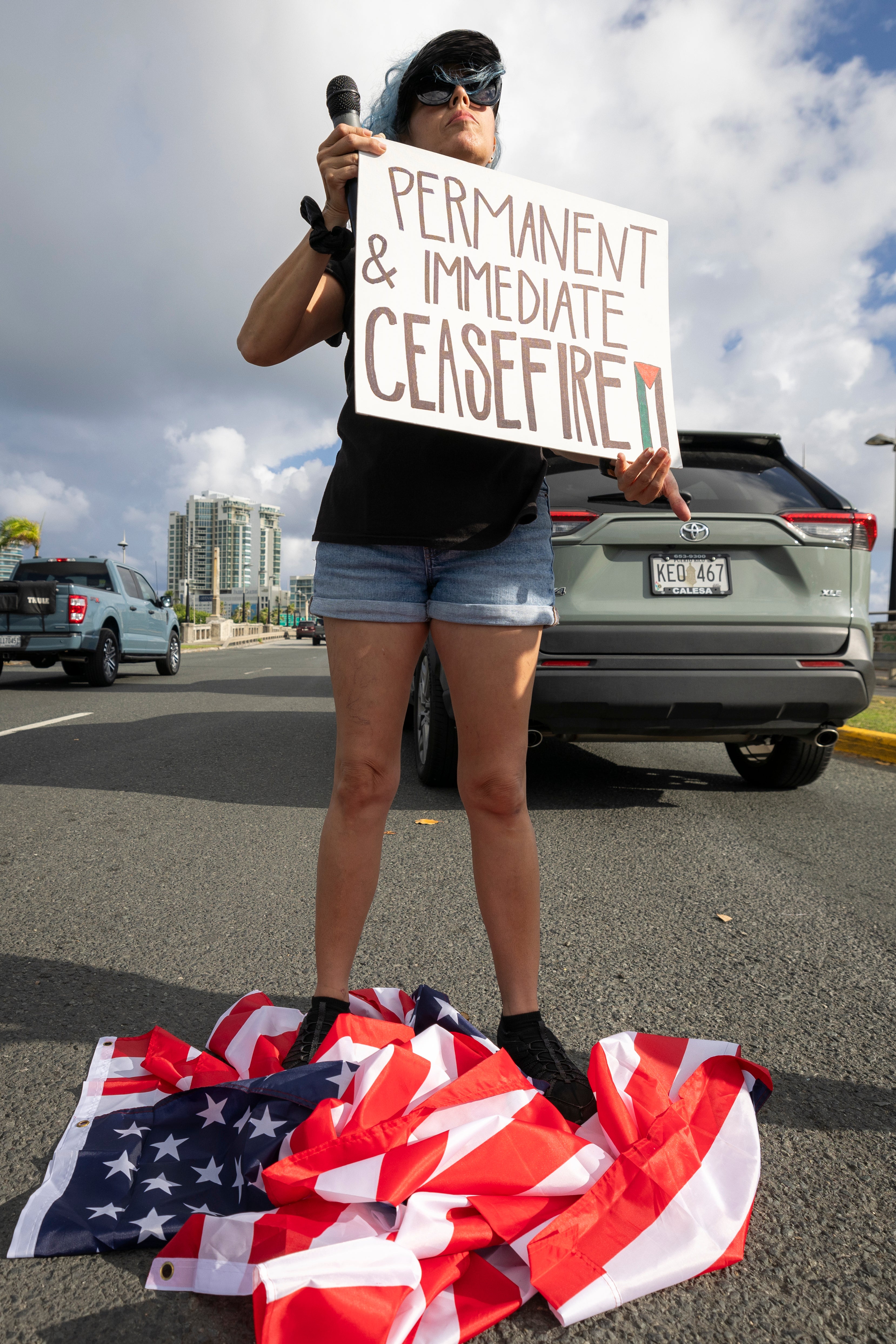 Puerto Rico Harris Protest