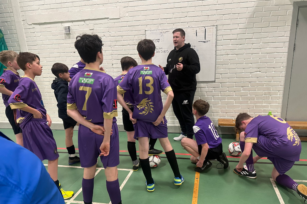 The Welsh actor is the latest celebrity to support the local football and futsal club (Andrew Ruscoe/PA)