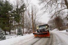 Storms sweep the US from coast to coast causing frigid temps, power outages and traffic accidents