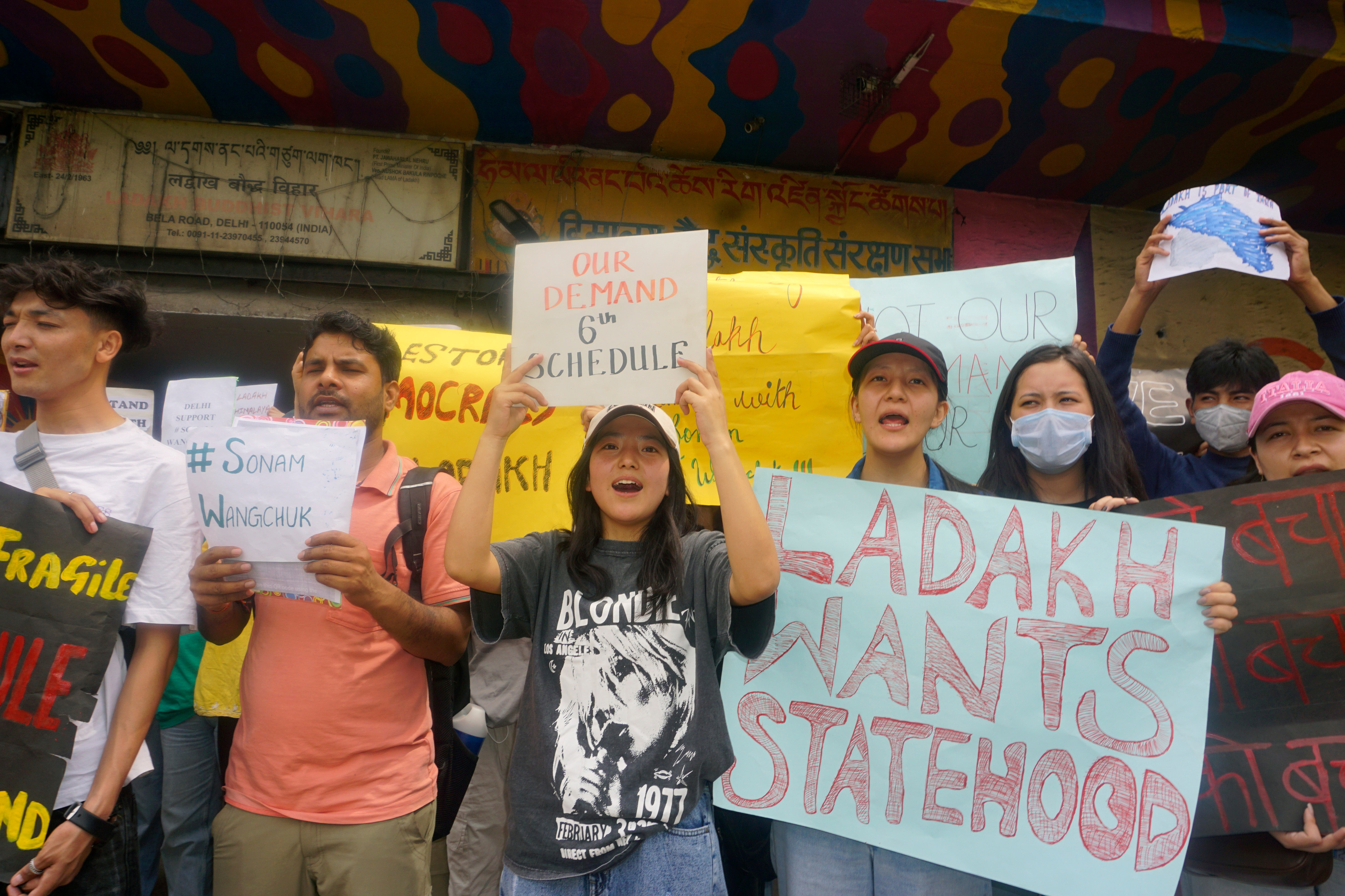 India Ladakh Protest