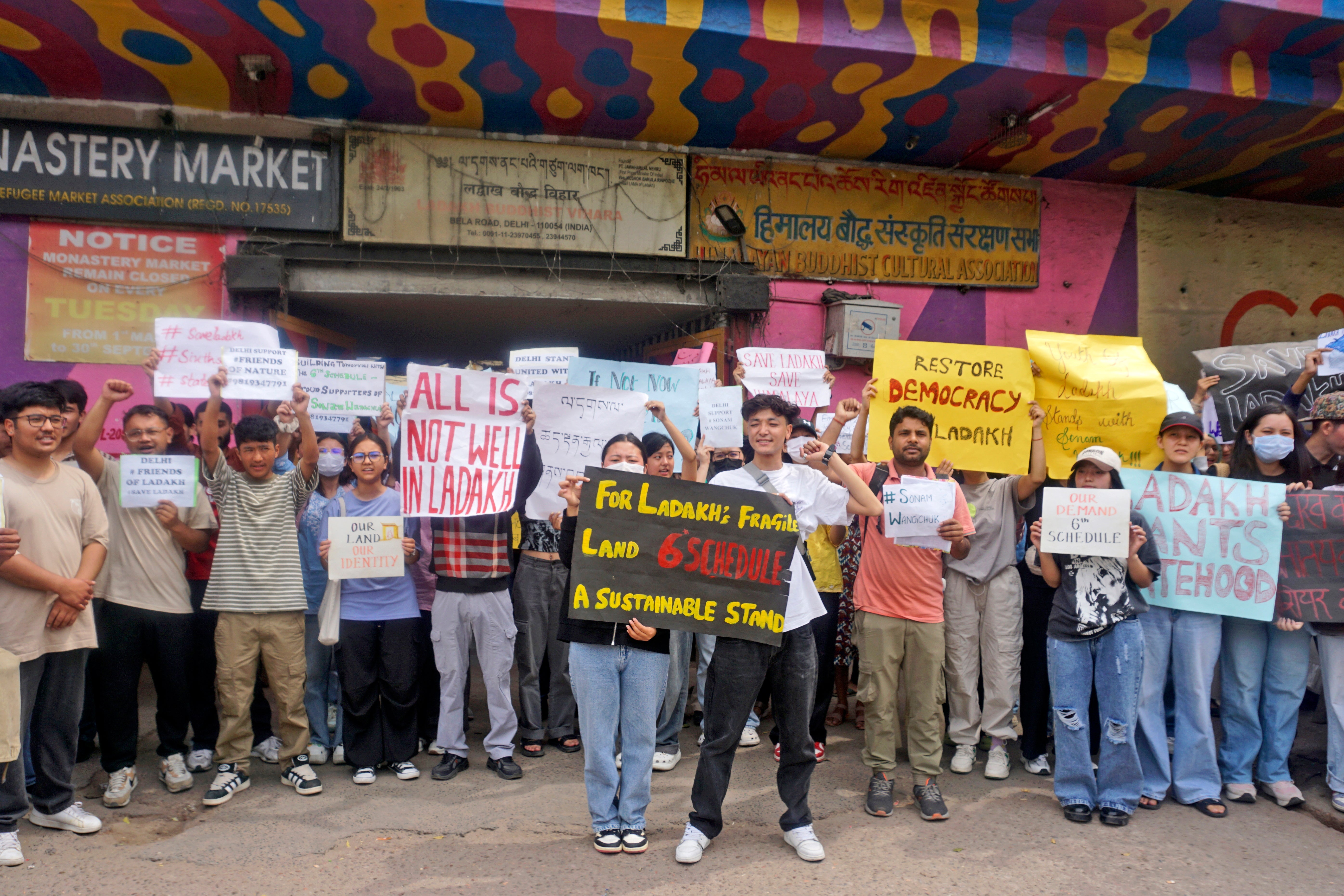 India Ladakh Protest