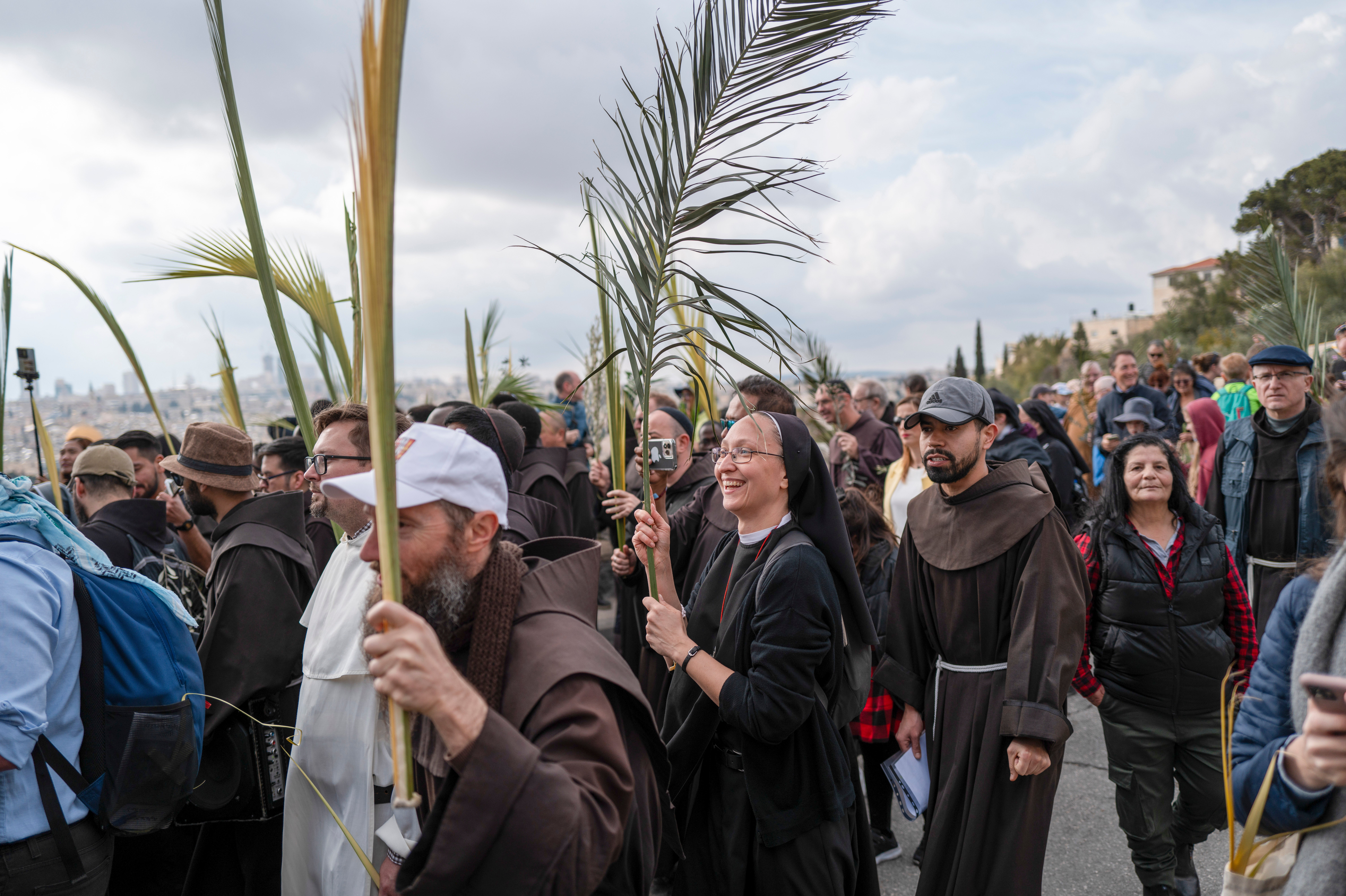 Israel Palestinians Palm Sunday