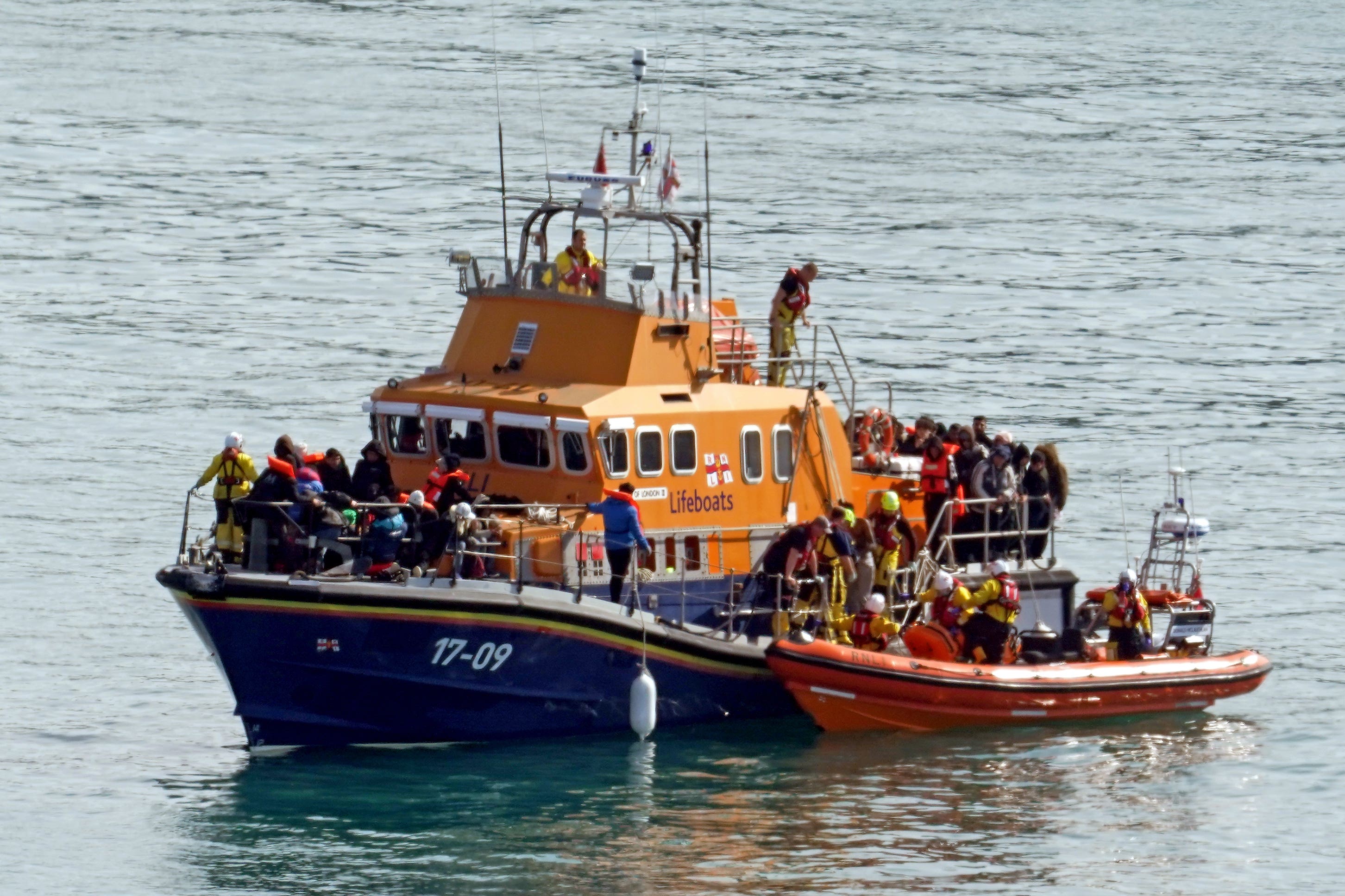 Afghan was the most common nationality of people arriving on small boats in 2023 (Gareth Fuller/PA)