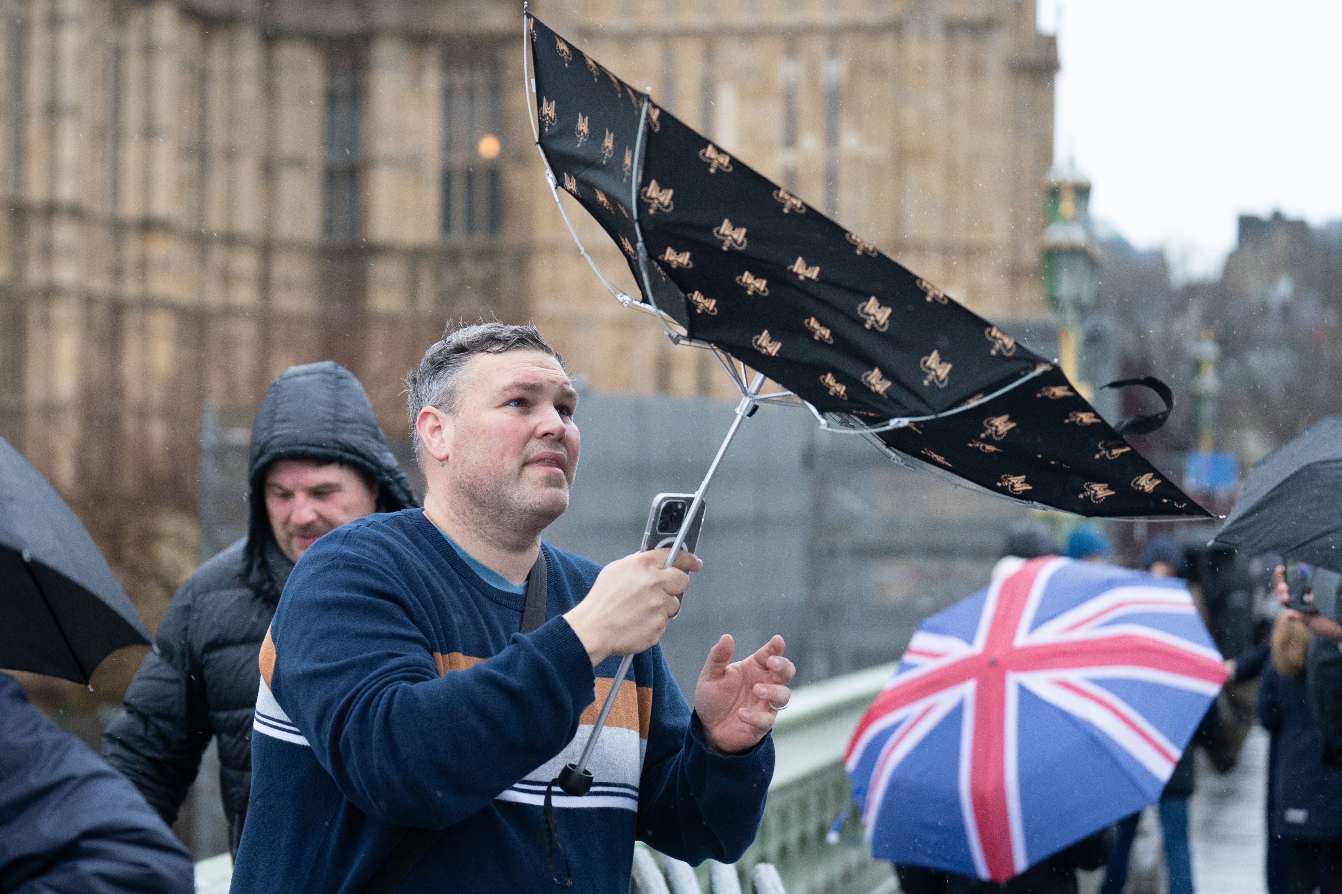 The Met Office has warned of ‘unsettled’ conditions throughout the week (Stefan Rousseau/PA)