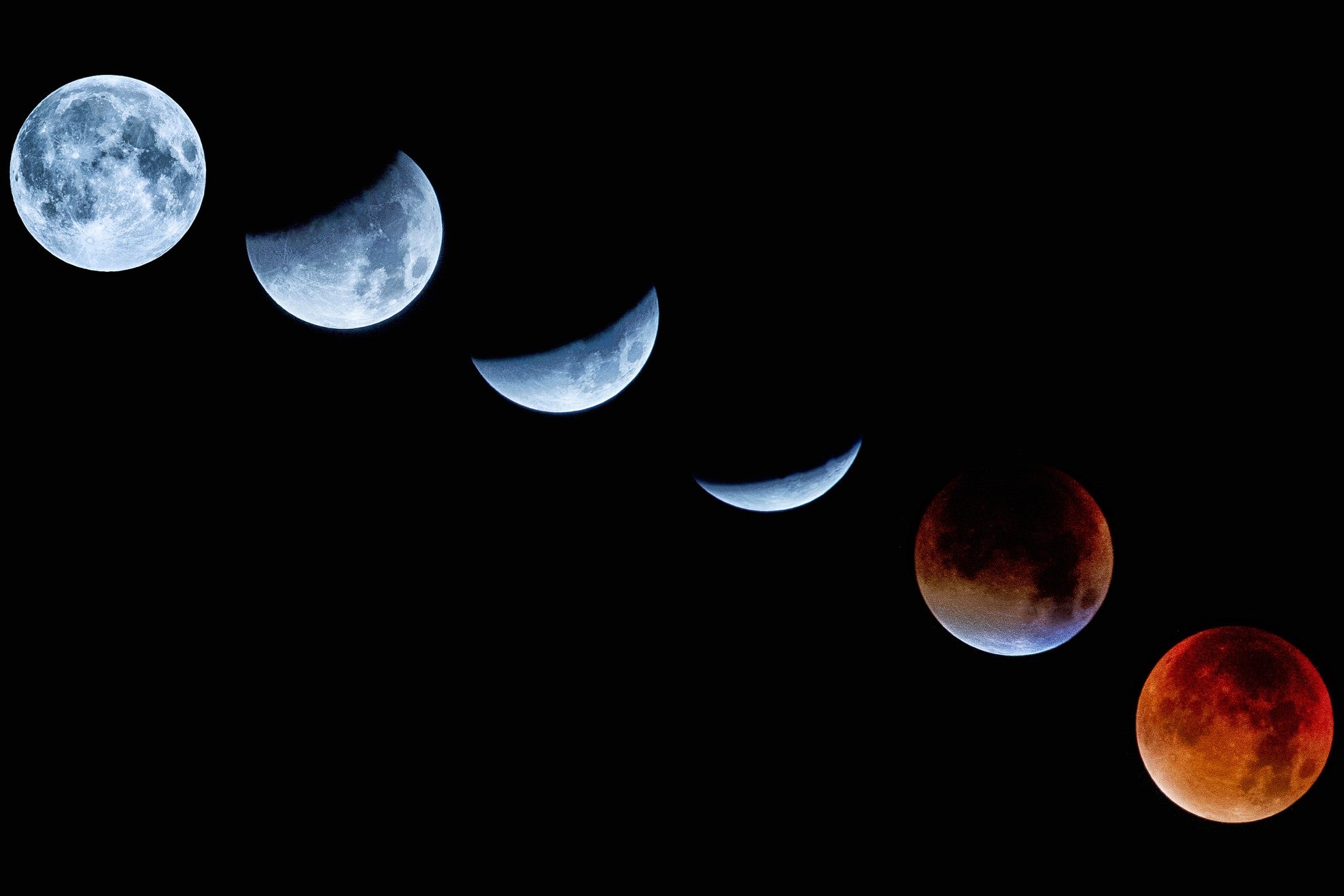 A lunar eclipse on the night of 17 September 2024 will coincide with a supermoon full Moon