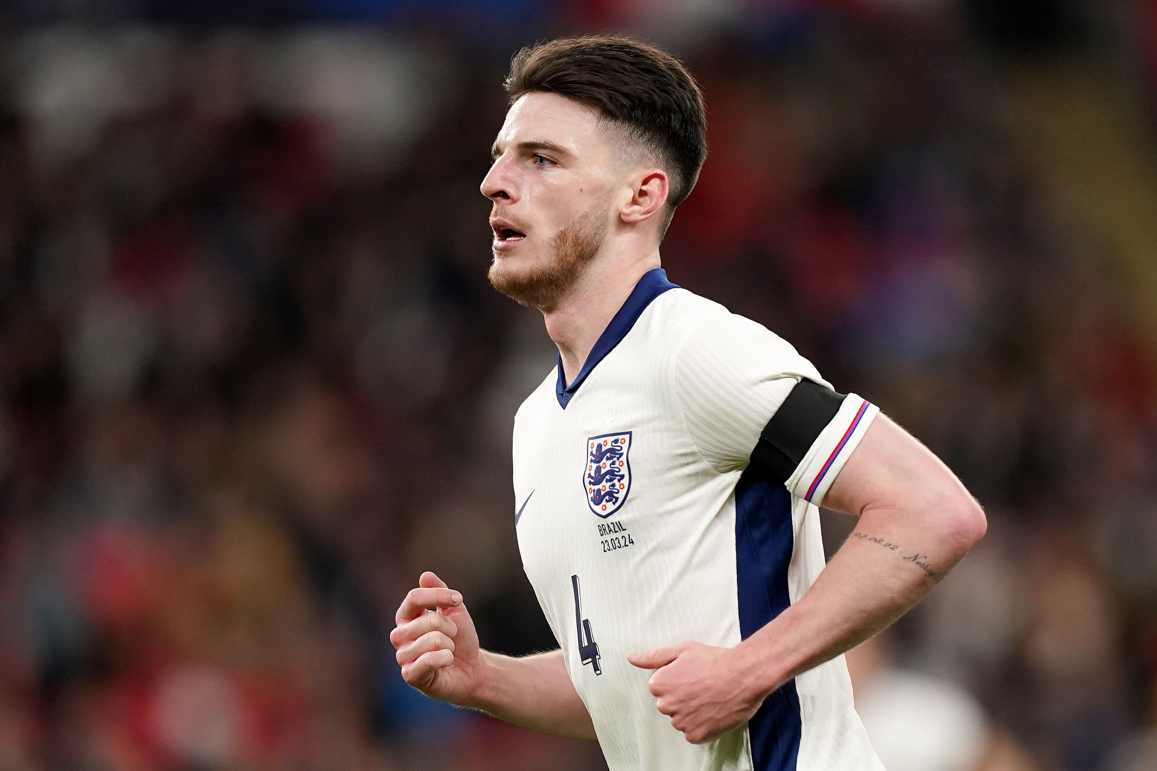 Gareth Southgate admits there is not enough depth behind Declan Rice