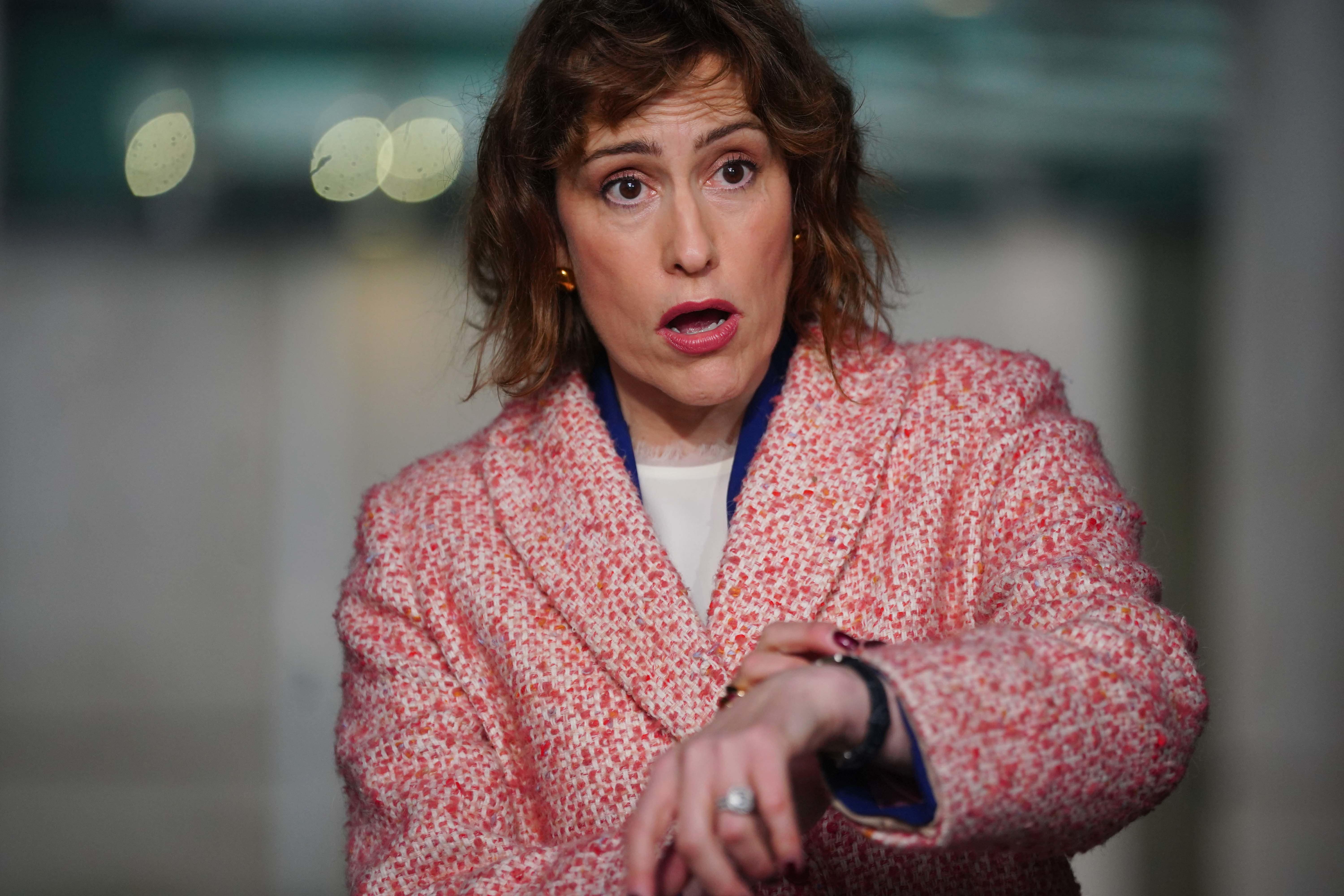 Health Secretary Victoria Atkins would not confirm if compensation would be available (Victoria Jones/PA)