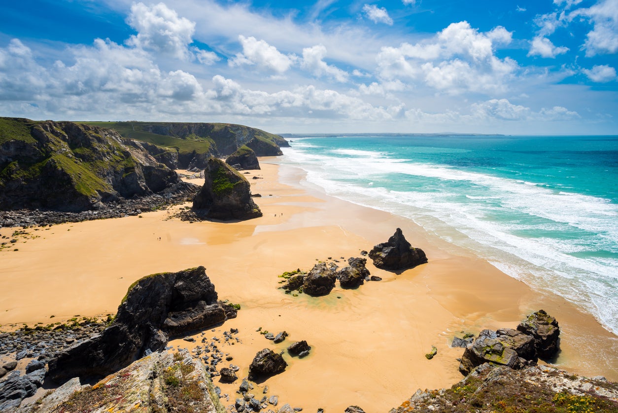 Pentire Steps is a popular surfing spot