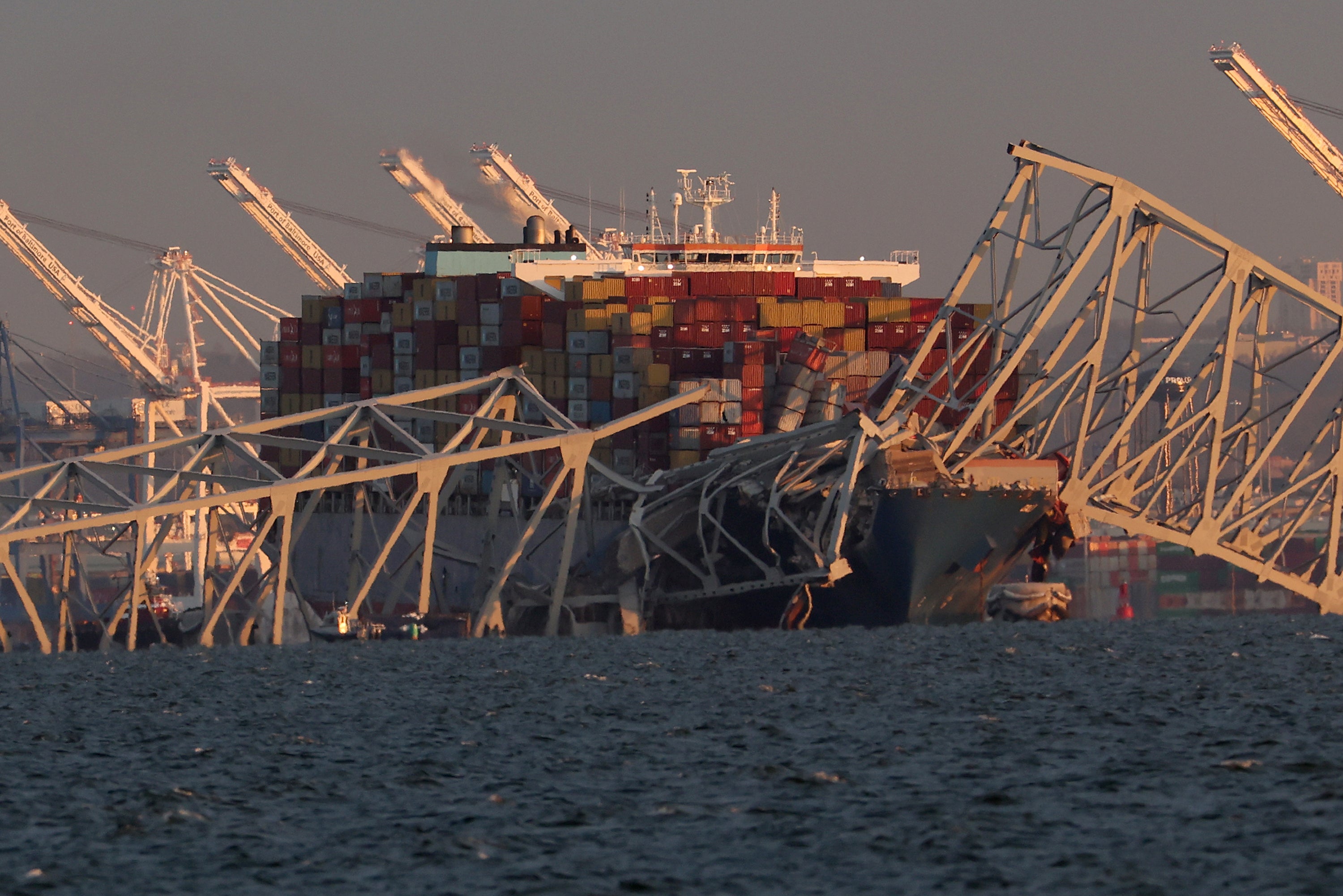 The 300-metre-long vessel was embarking on a journey to Sri Lanka and was only 30 minutes in when it collided with the Francis Scott Key Bridge