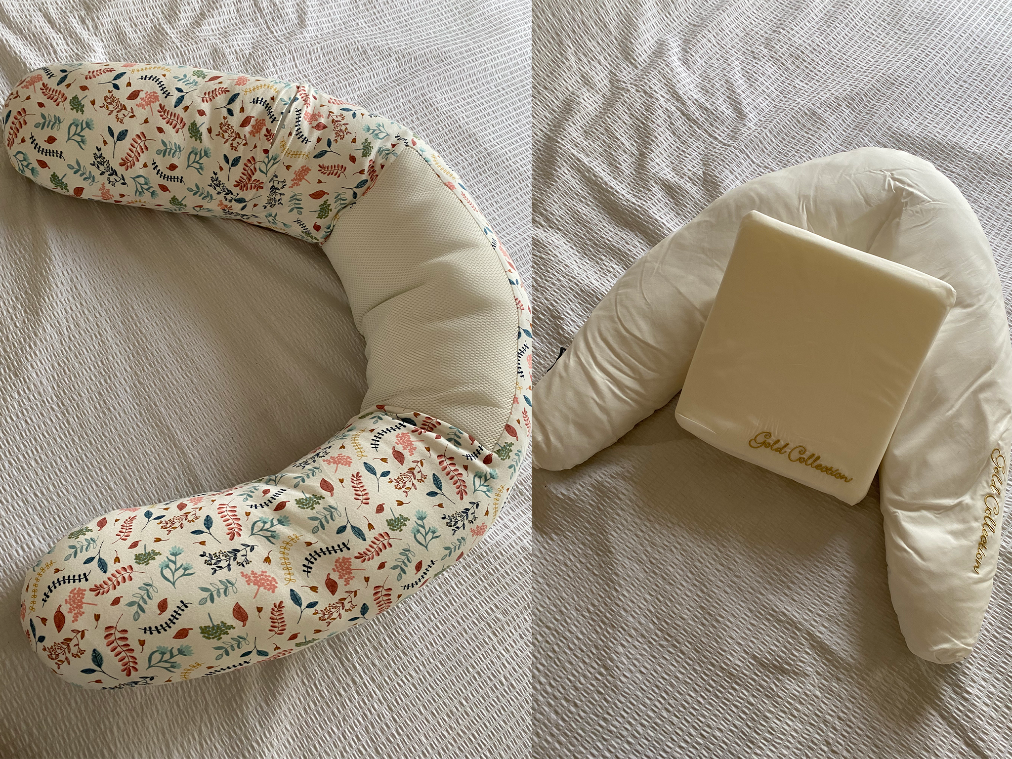 Some of the pregancy pillows we tested