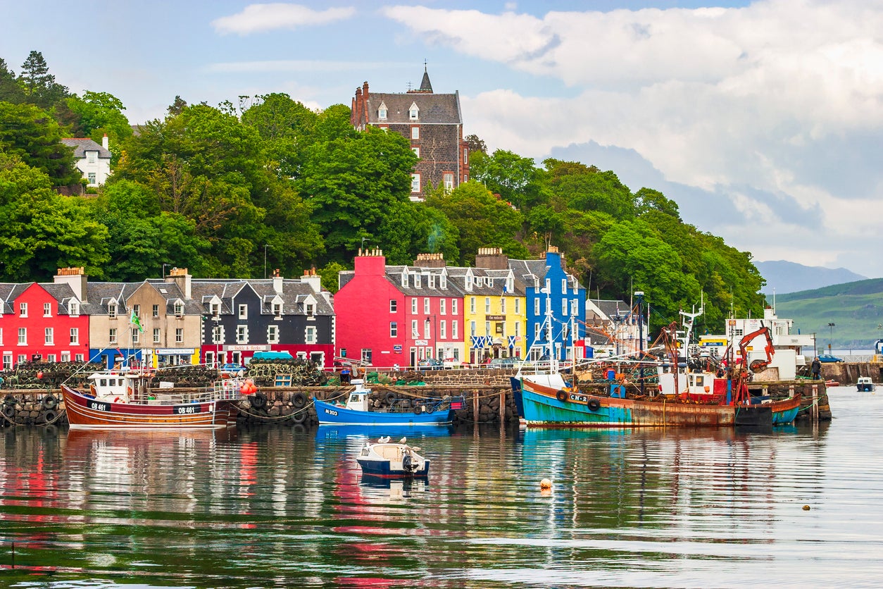 The Isle of Mull capital inspired the colourful houses of Balamory