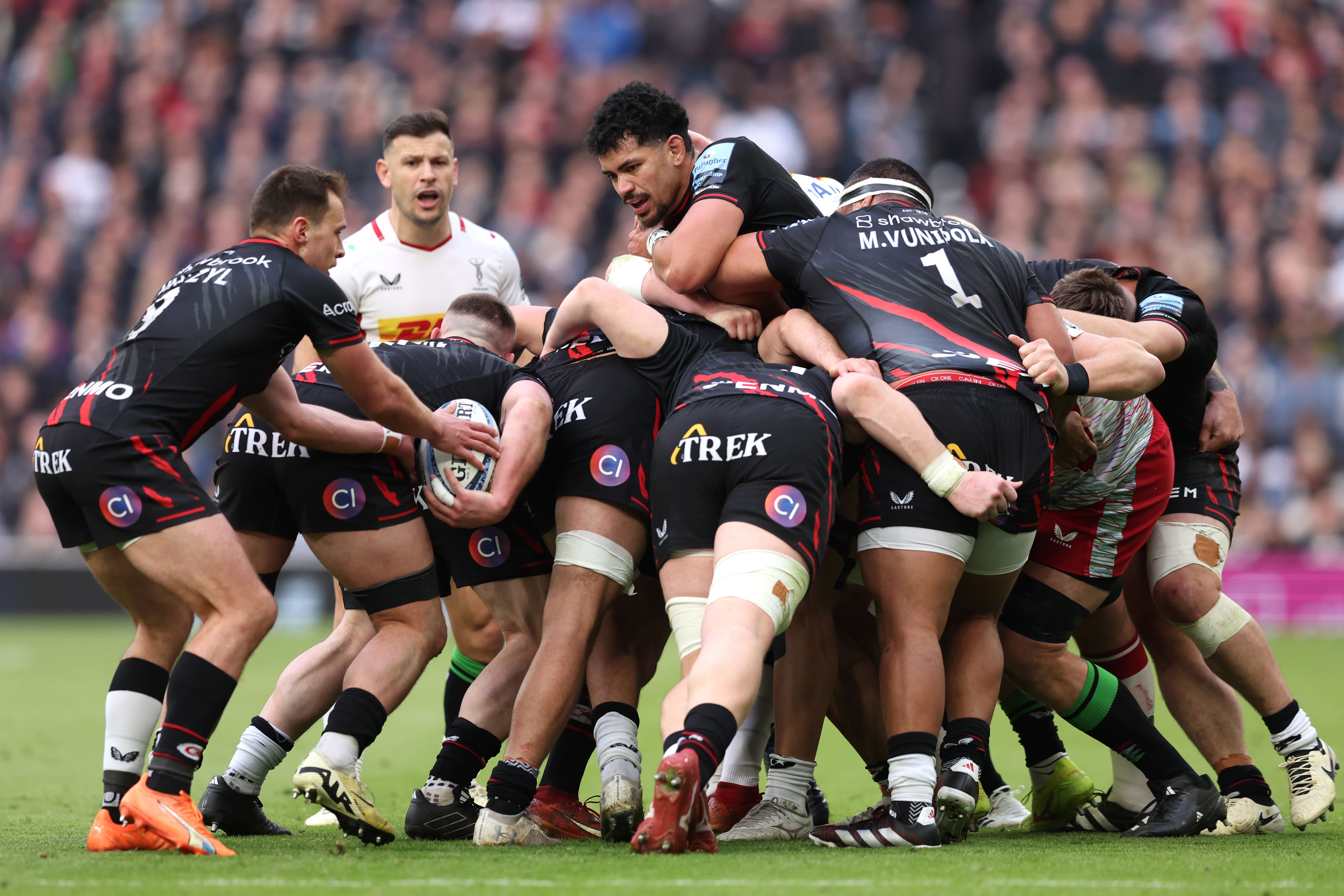 Saracens beat Harlequins on Saturday (Kieran Cleeves/PA)