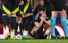 Liverpool given Andy Robertson injury update after Scotland friendly scare