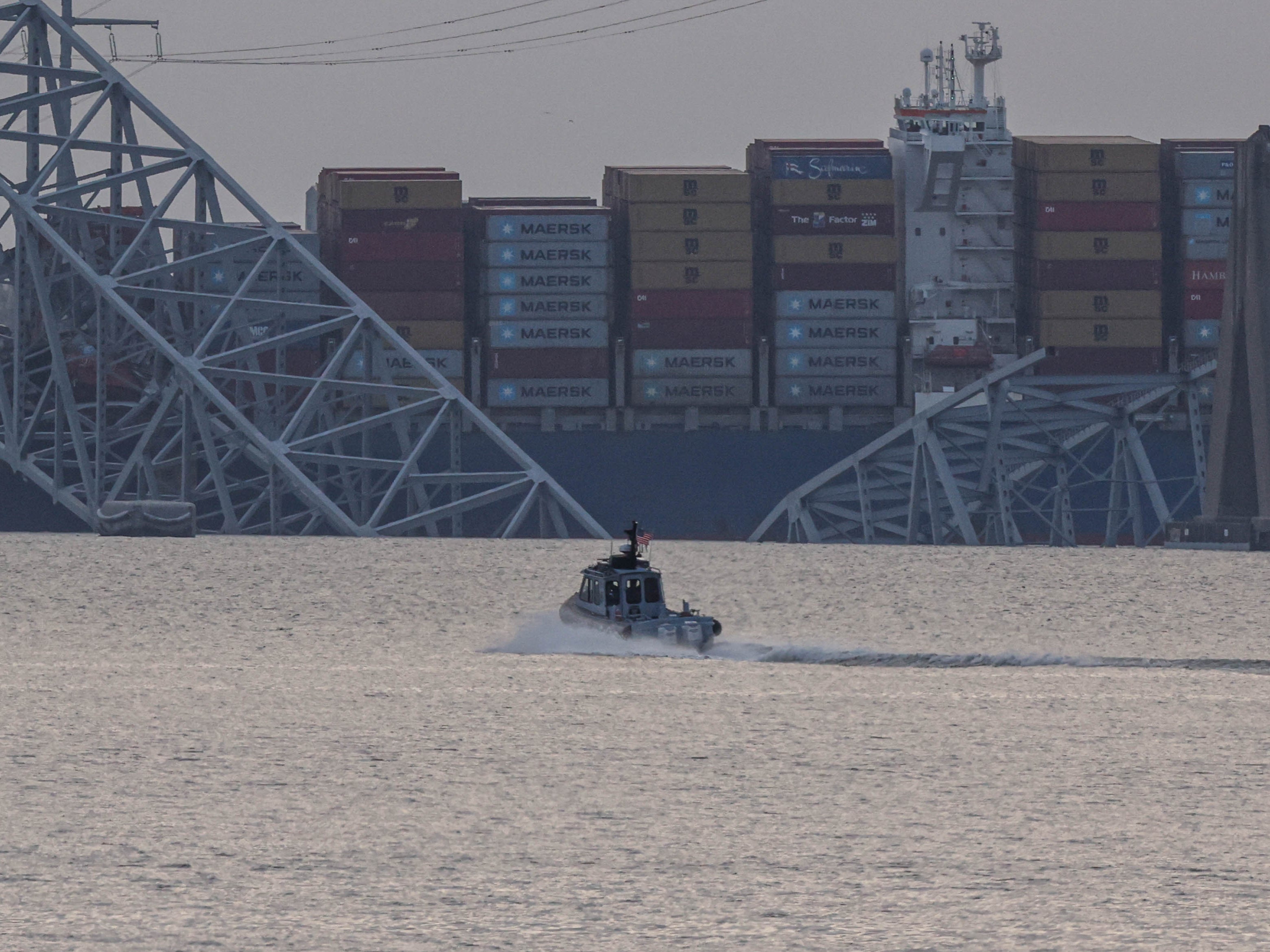 The Francis Scott Key Bridge collapsed after being hit by a cargo ship