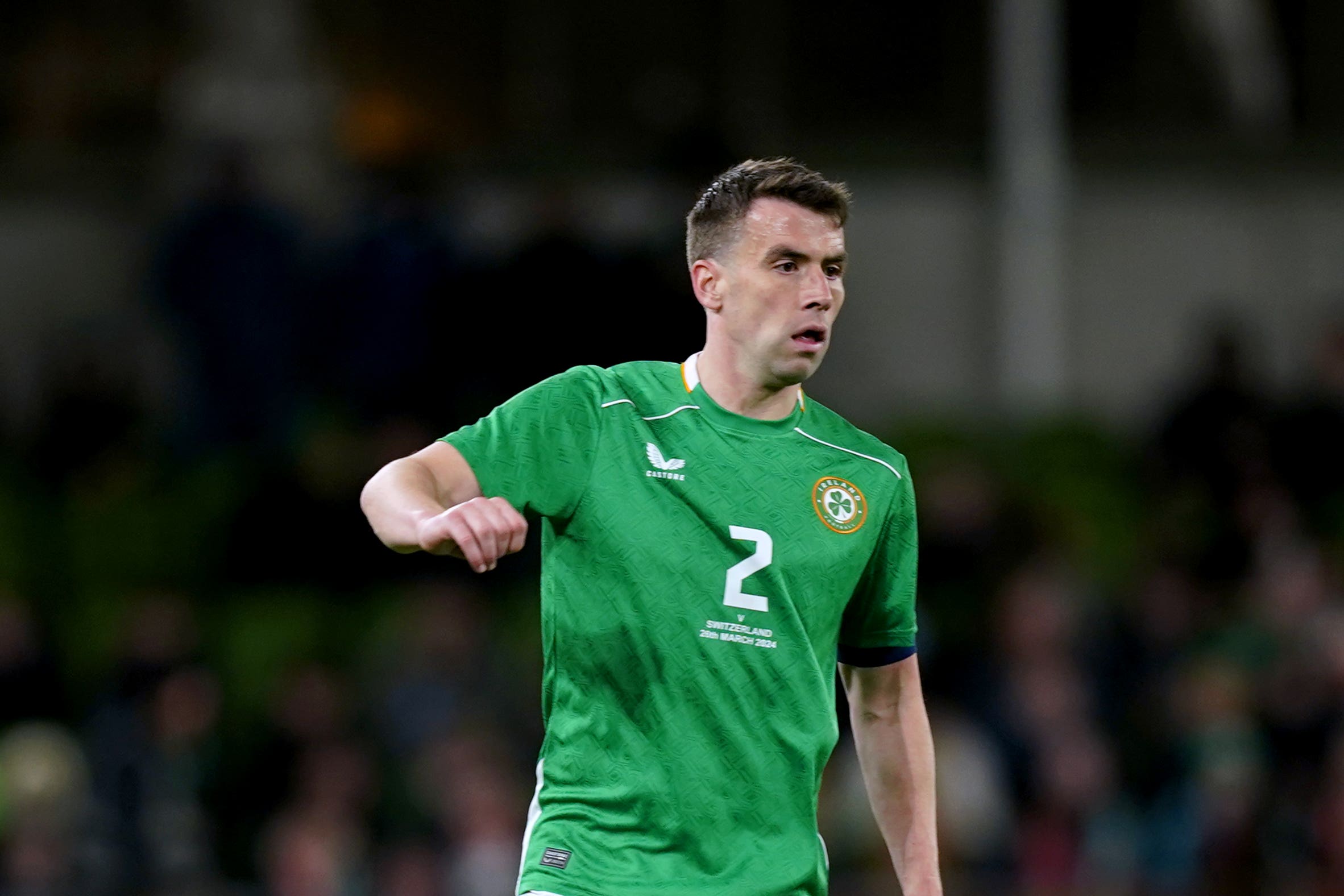 Republic of Ireland skipper Seamus Coleman is confident interim head coach John O’Shea has made a case for himself (Niall Carson/PA)