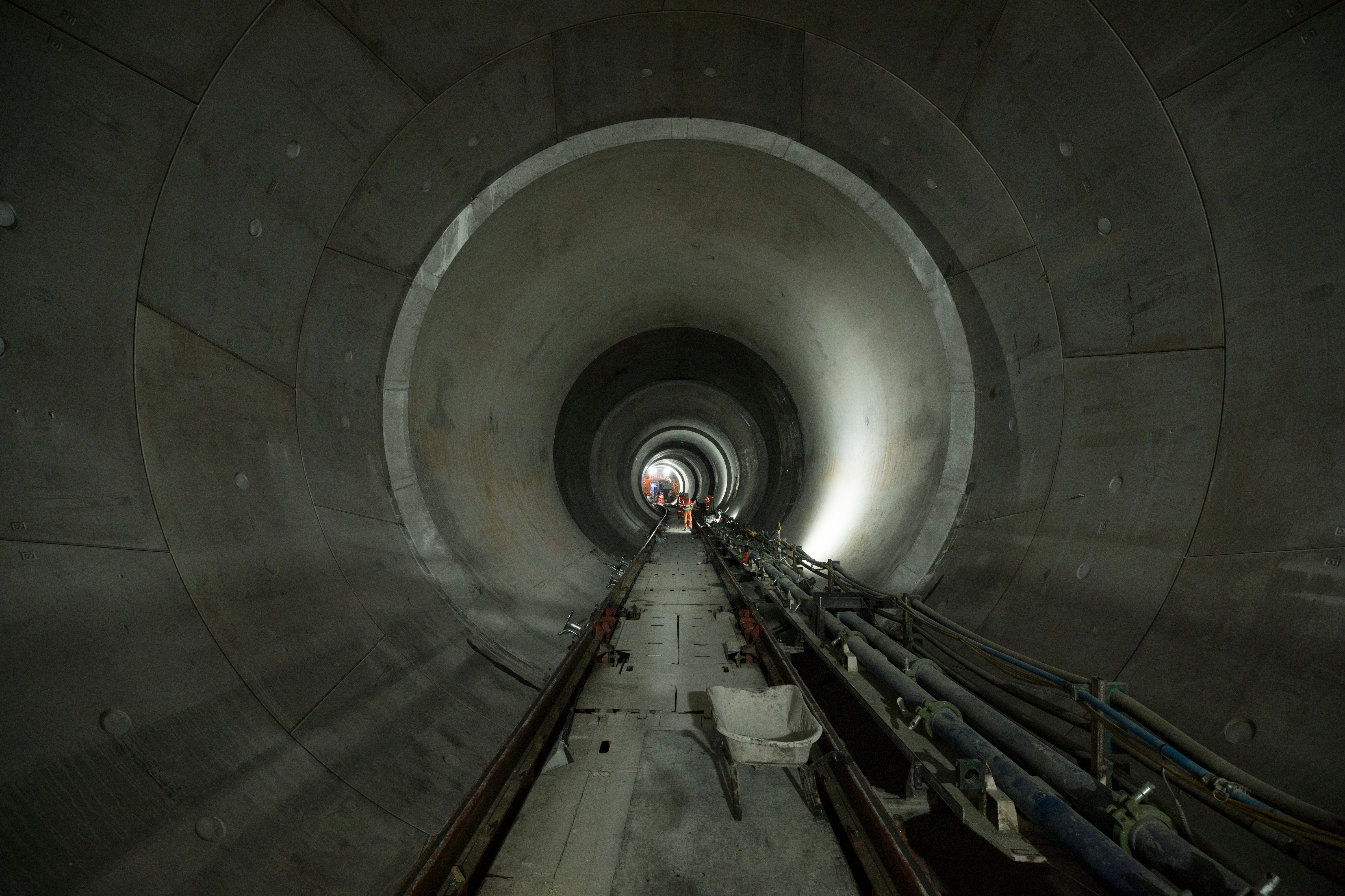 Construction of London’s £5 million super sewer has finally been completed after eight years of work