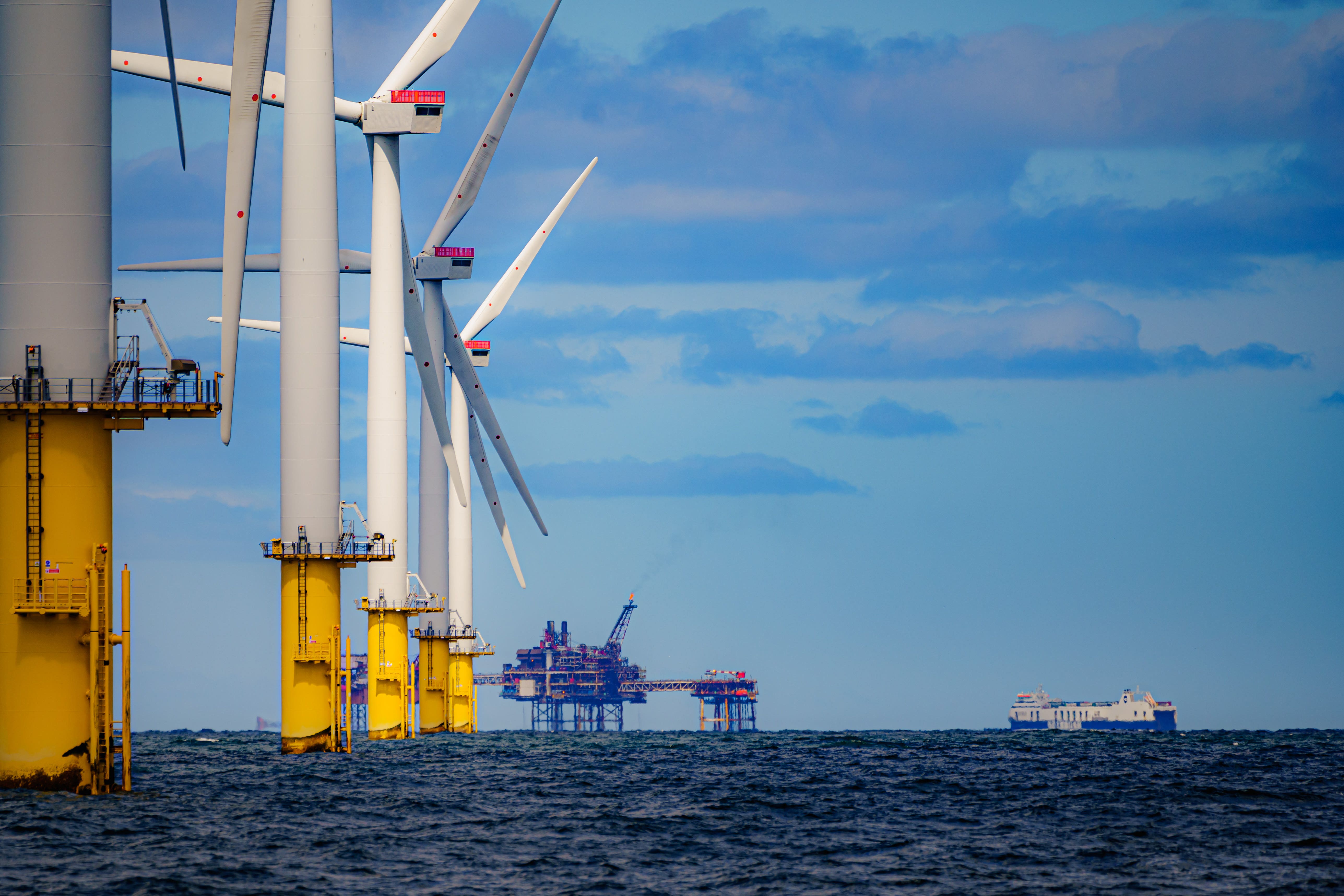 Wind power is being built at pace in Scottish waters. (Ben Birchall/PA)