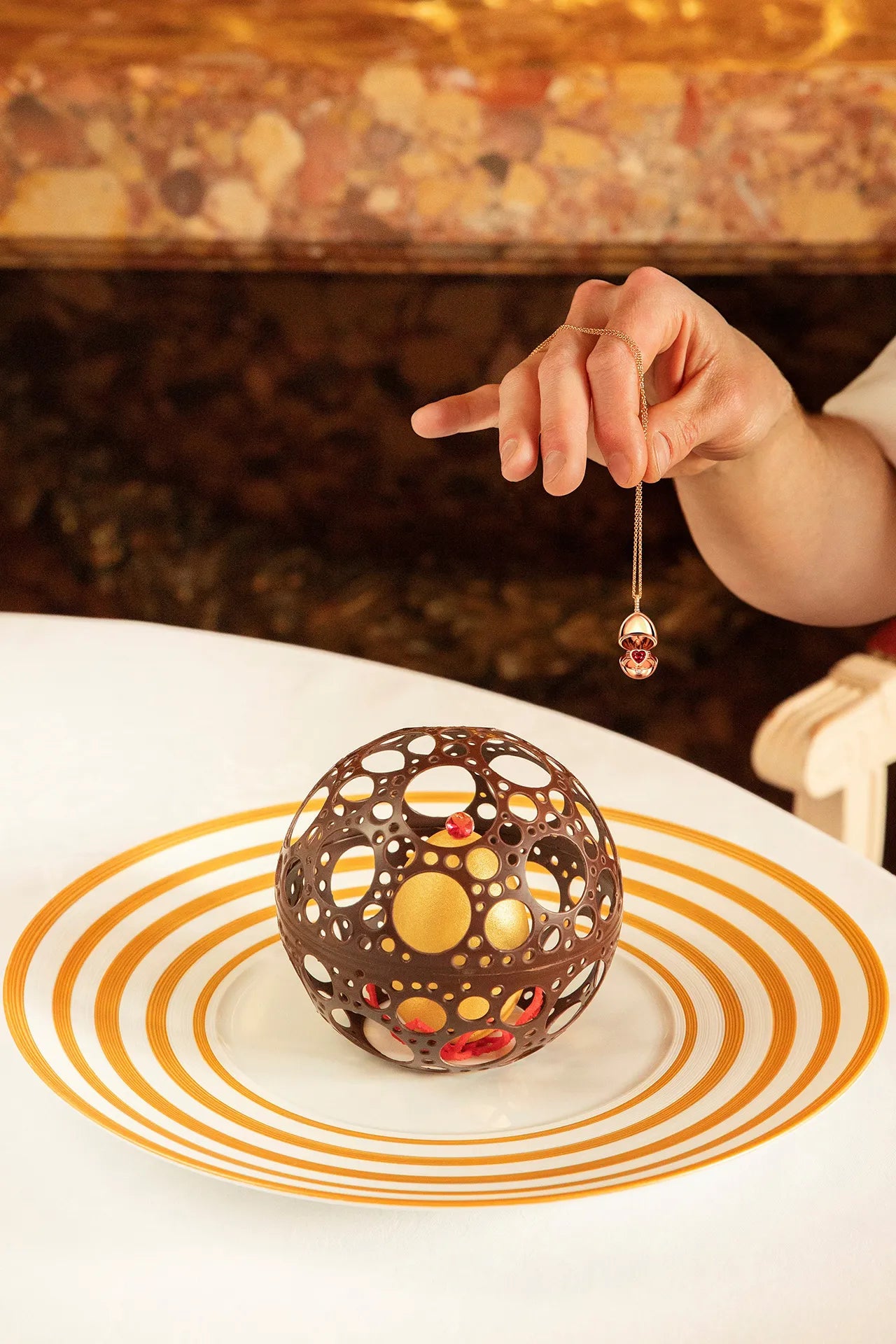 In 2022, The Ritz put on a £300 Easter collaboration menu with Fabergé – at a fraction of the cost of a real egg from the historic jeweller