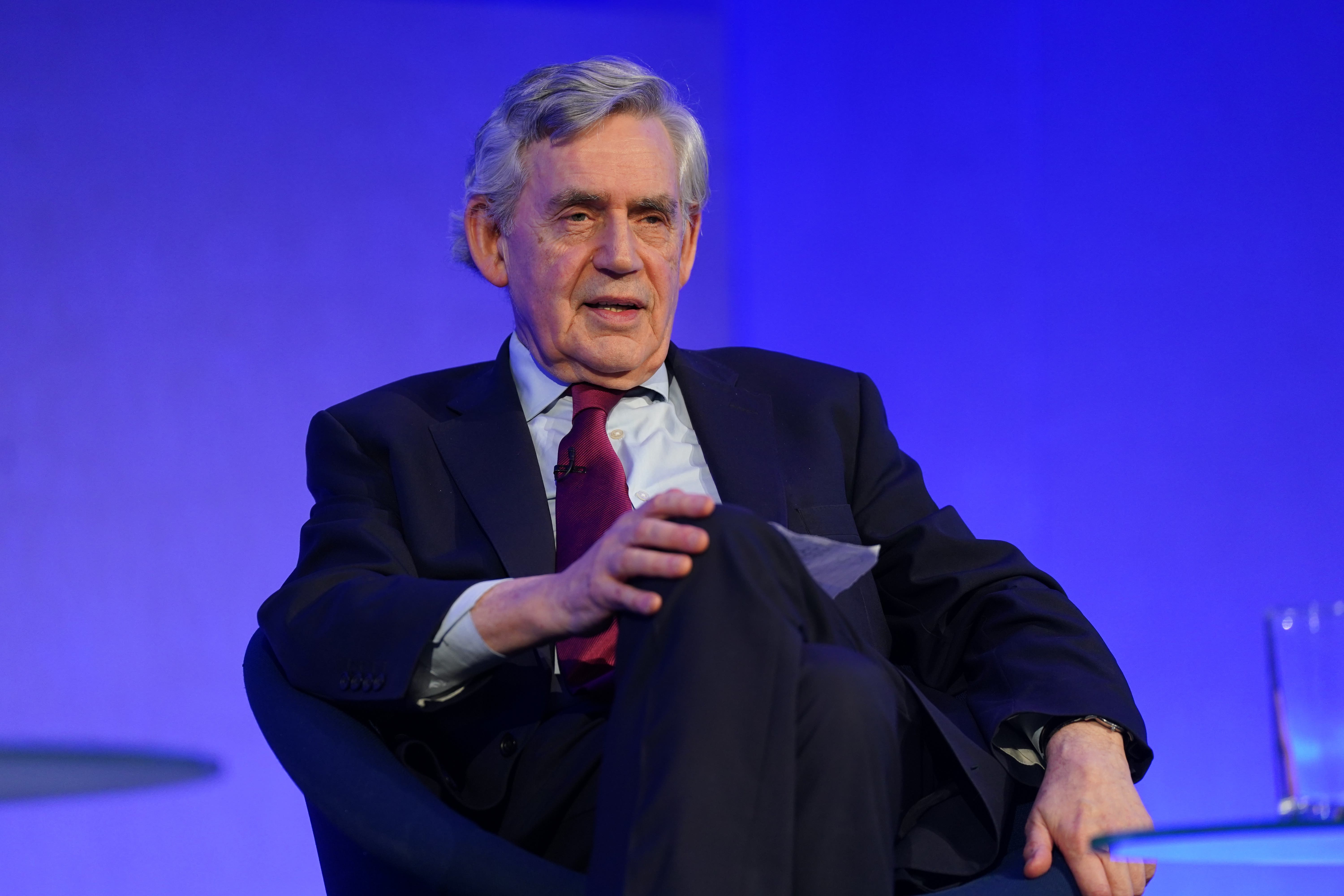 Former prime minister Gordon Brown called for poverty to be tackled (Lucy North/PA)