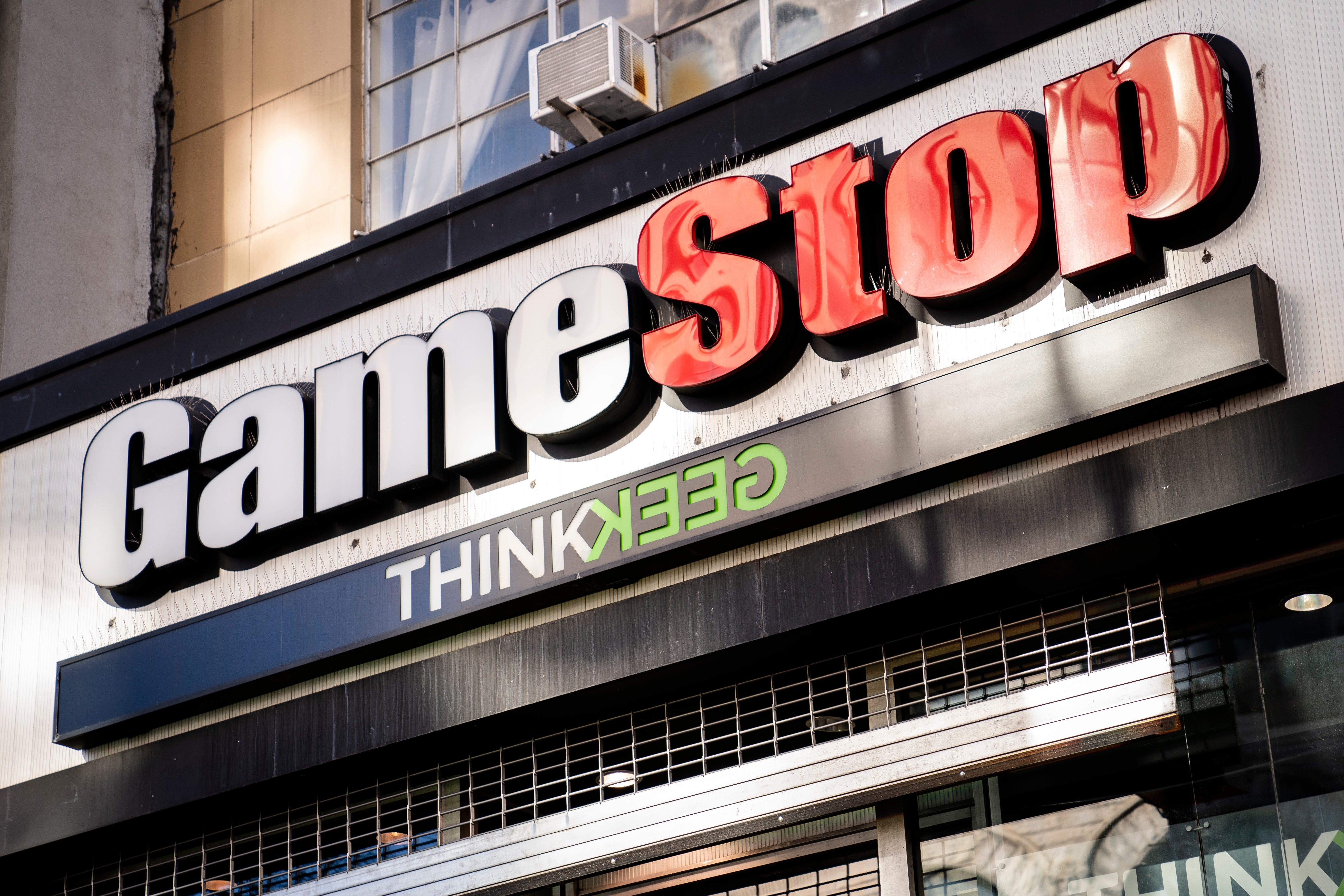 A GameStop store in New York is shown on Jan. 28, 2021. GameStop and AMC were considered to be antiquated when small investors latched onto them in late 2020 and early 2021