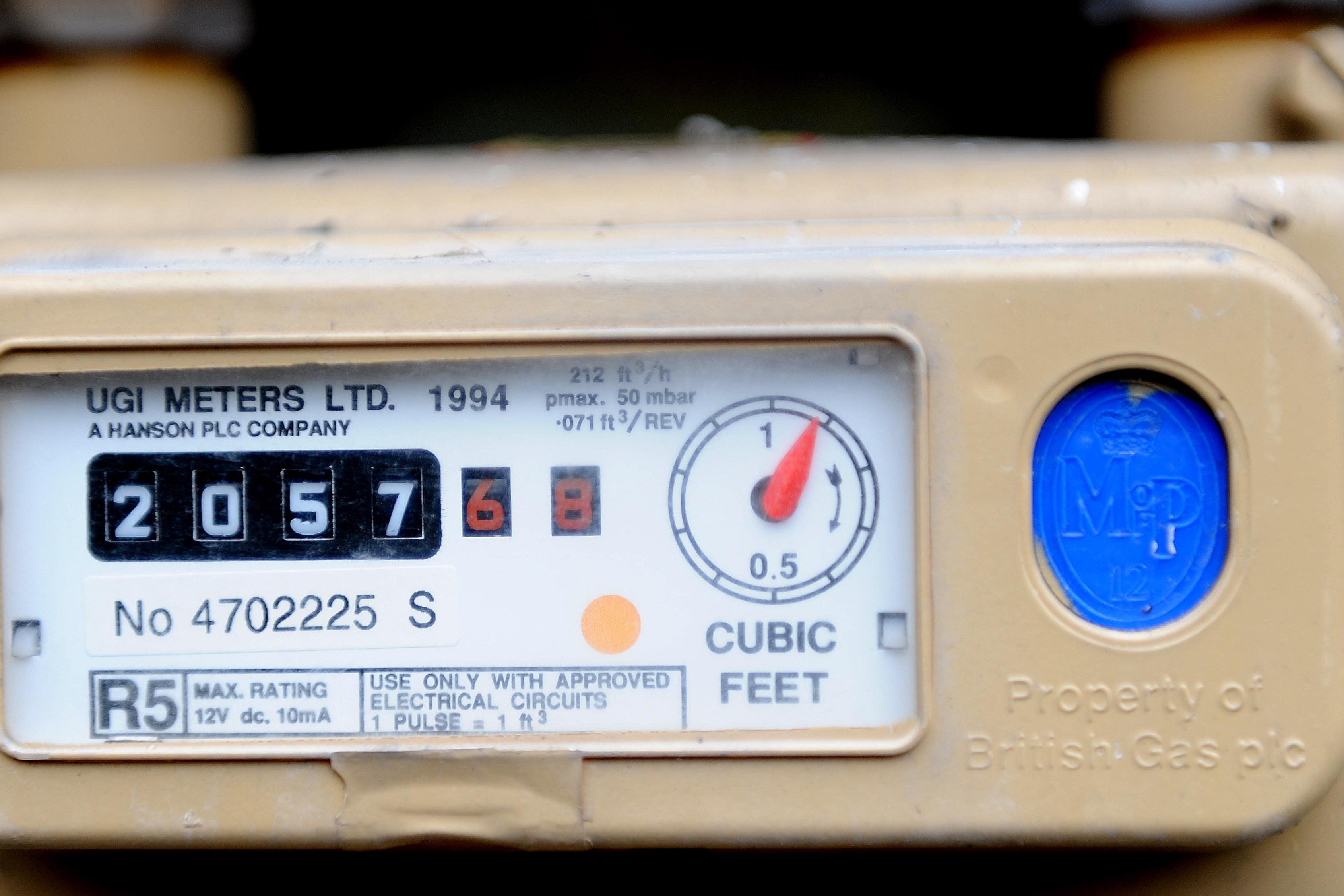 Some 10 million households should send energy meter readings to their supplier this weekend to ensure they do not overpay when cheaper prices come into effect on April 1 (Nick Ansell/PA)