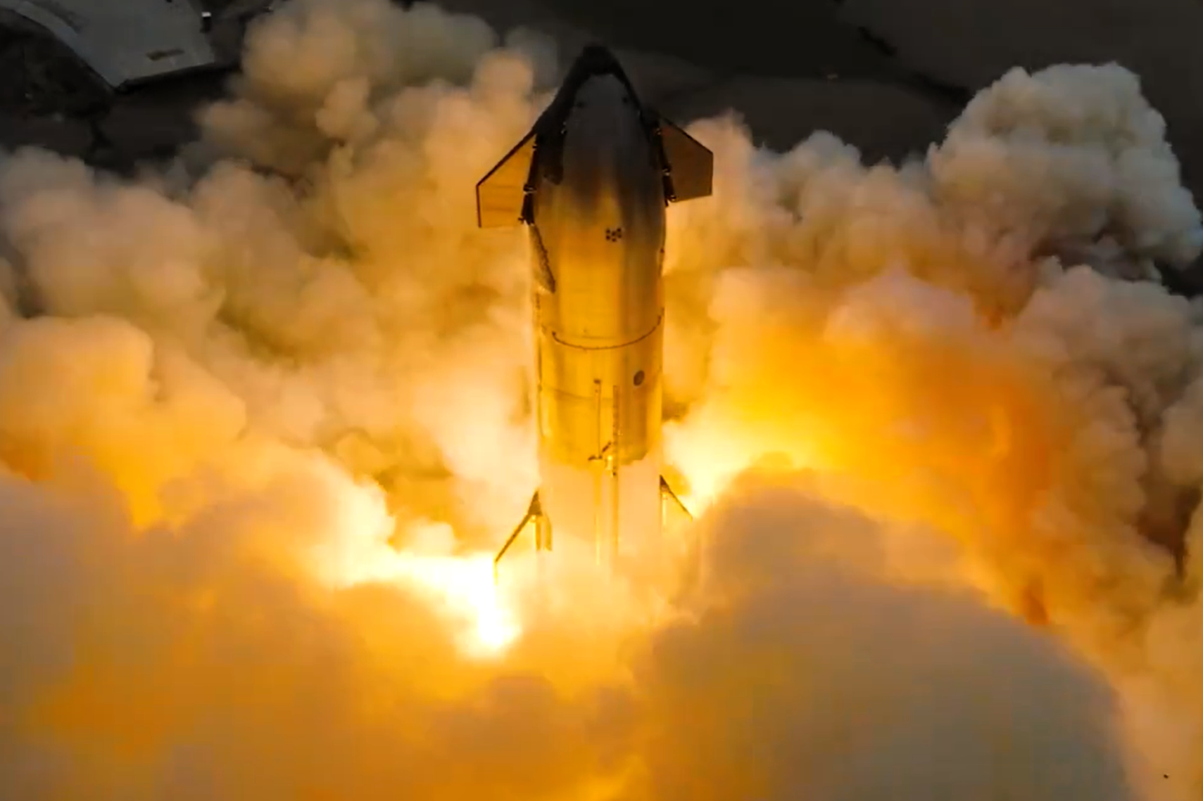 SpaceX performed a static fire test on a Starship rocket at its Starbase facility in Boca Chica, Texas, on 25 March, 2024