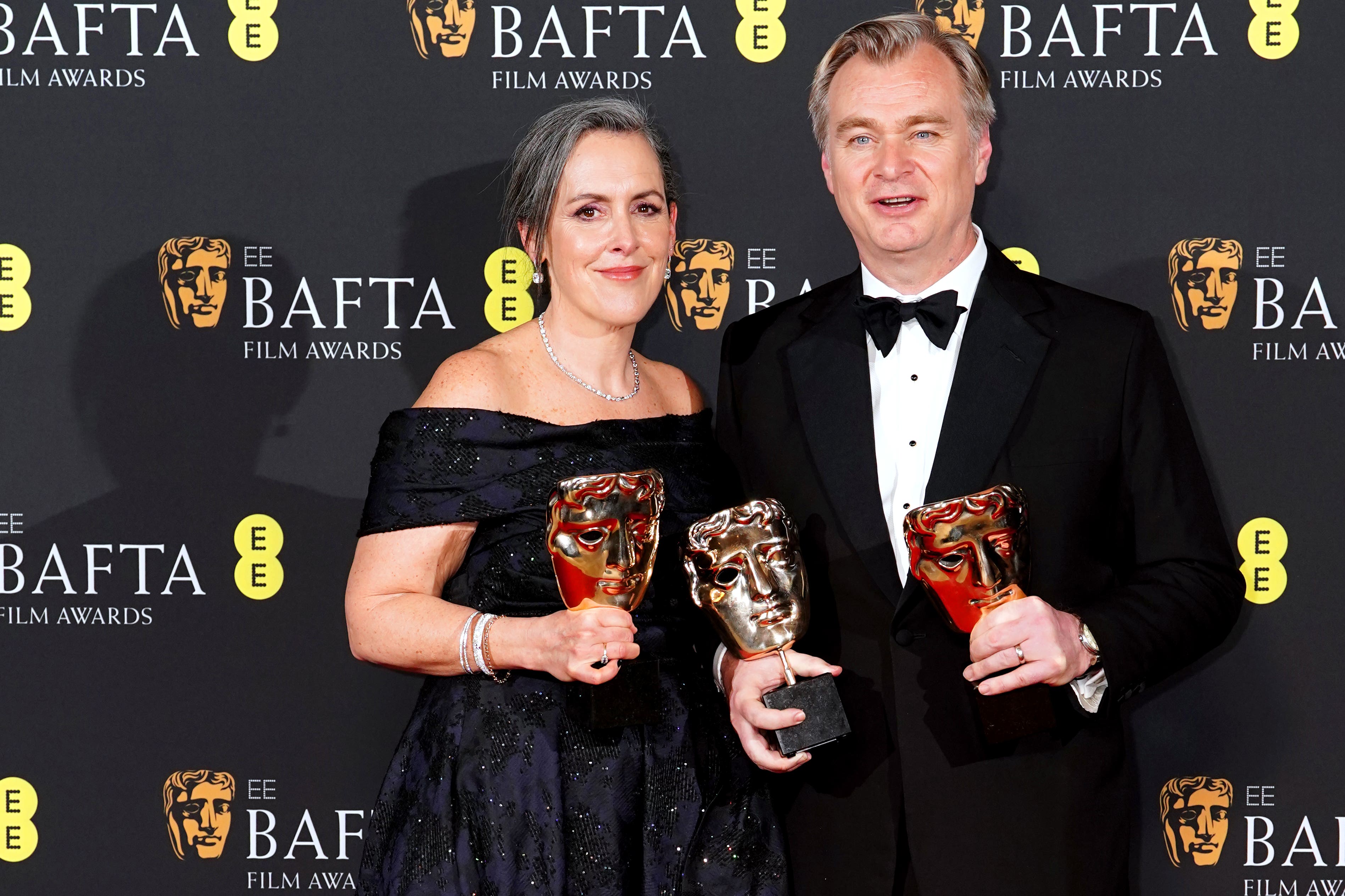 Emma Thomas and Christopher Nolan