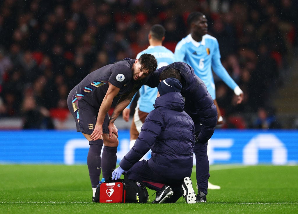 Stones started both games for England despite recently returning from injury