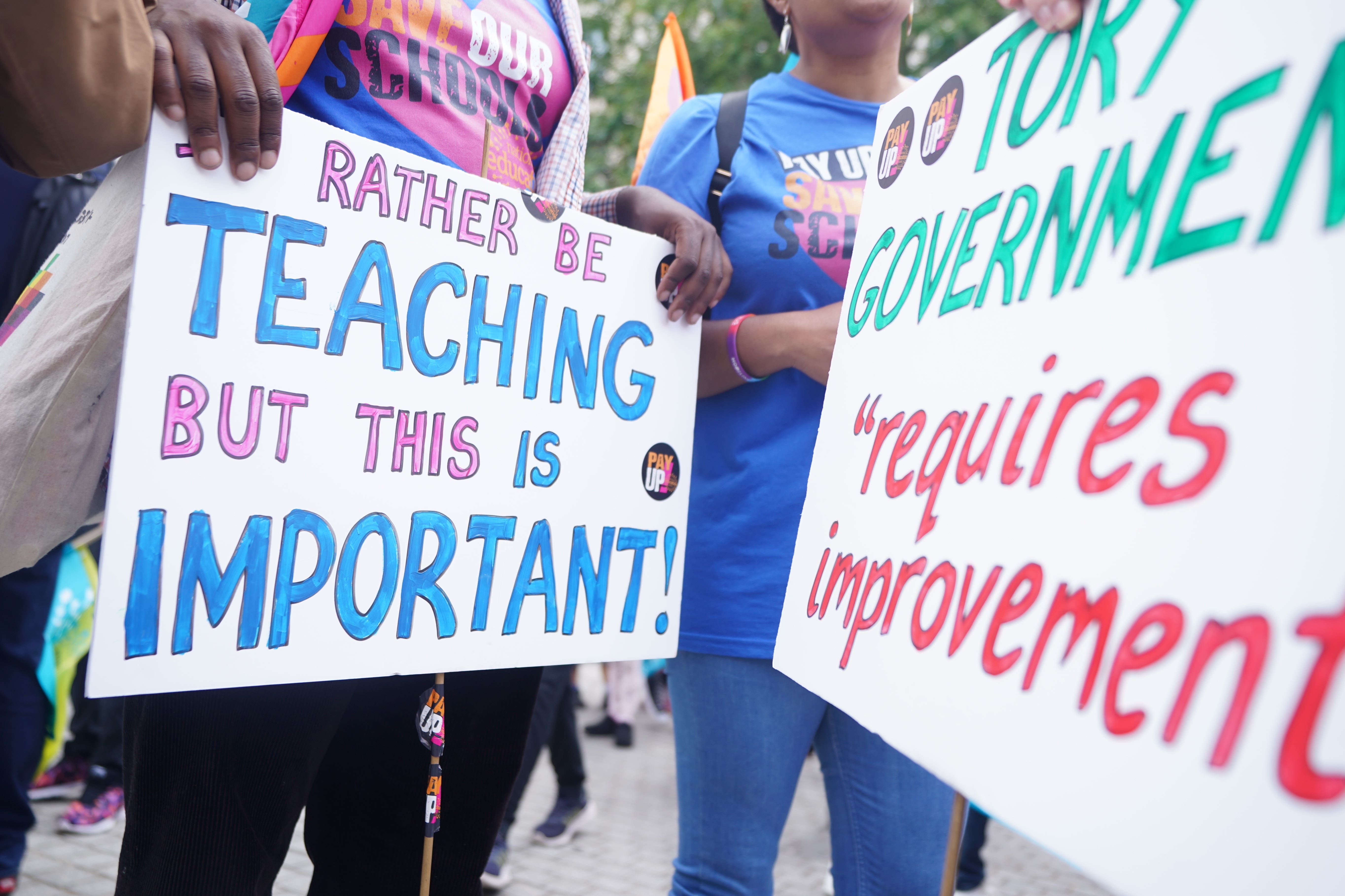 The NEU is the largest education union in the UK (James Manning/PA)