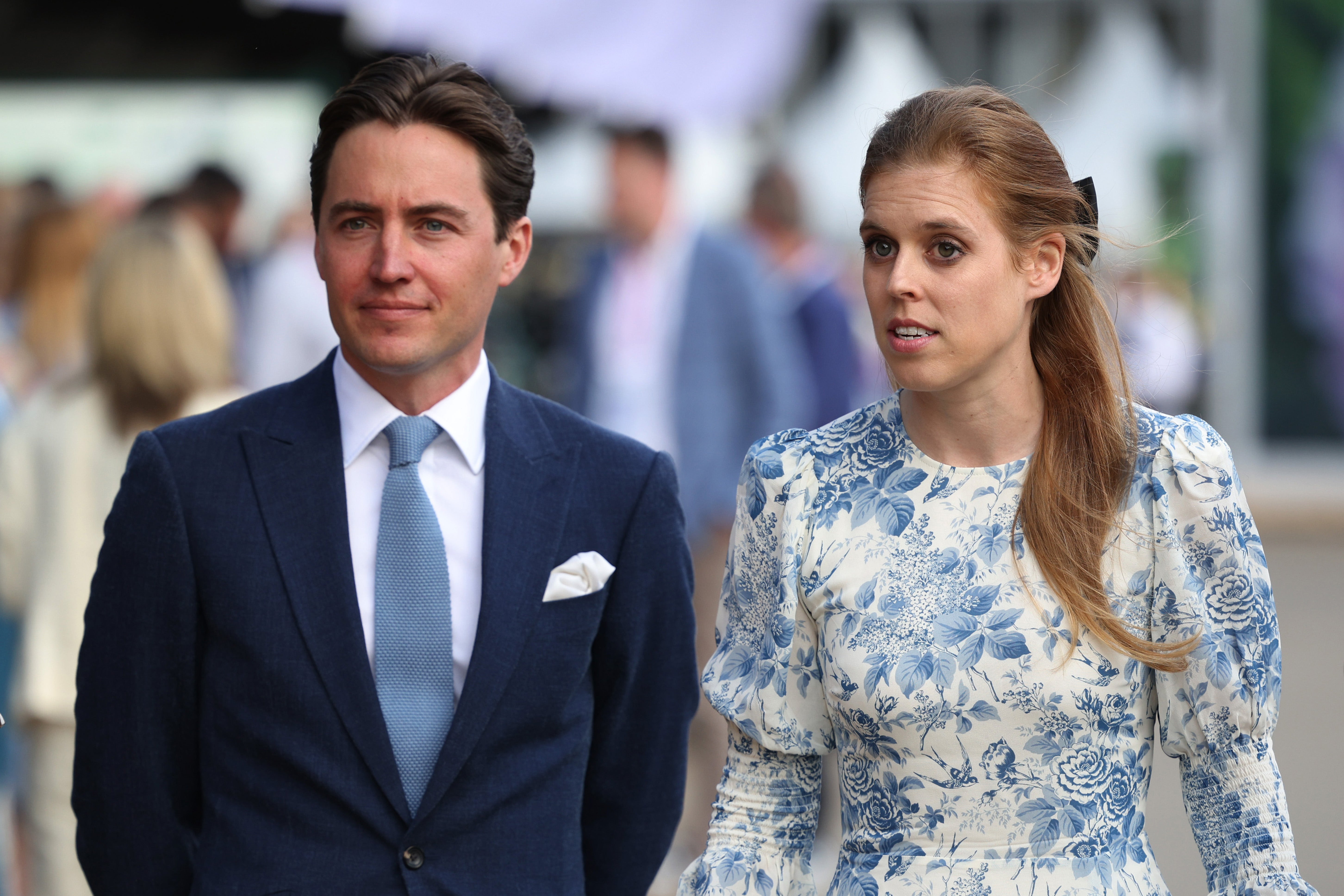 Princesa Beatrice e seu marido Edoardo Mapelli Mozzi