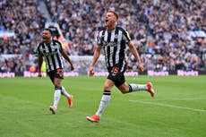 Harvey Barnes at the double as Newcastle hit back to beat West Ham in a thriller