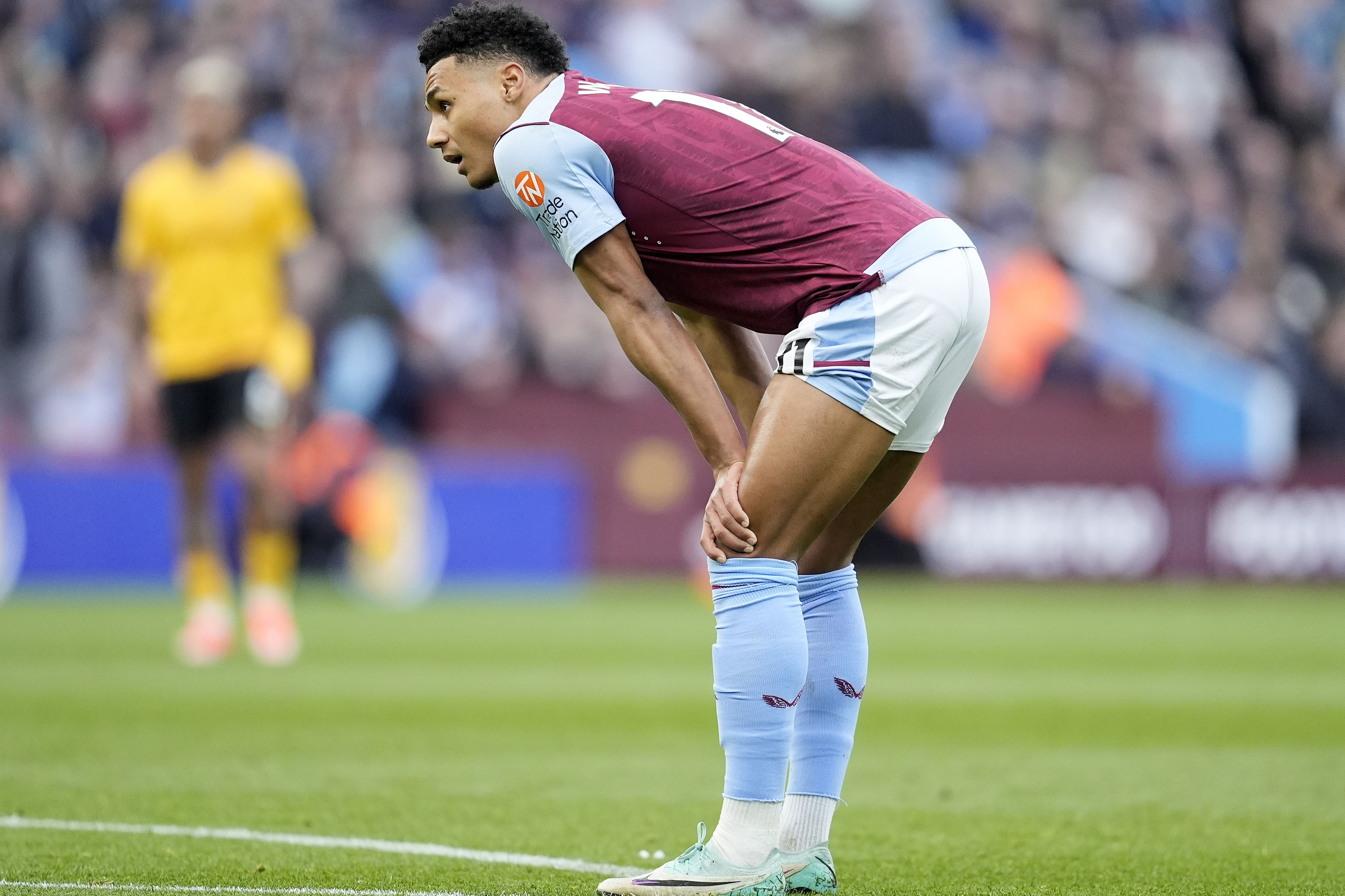 Ollie Watkins was taken off at half-time (Nick Potts/PA)