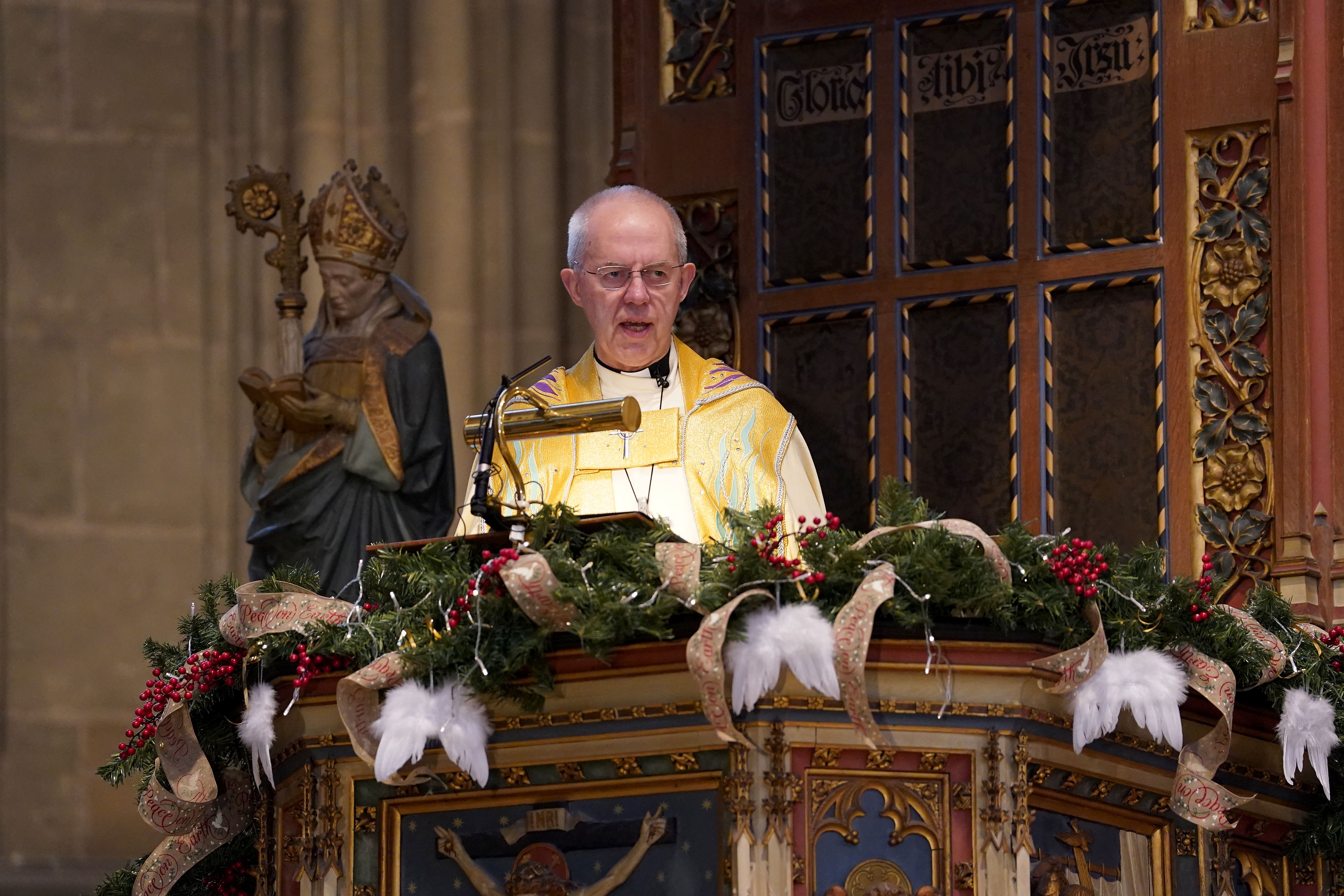 The Archbishop of Canterbury Justin Welby will call for ‘love-in-action’ in his Easter sermon (Gareth Fuller/PA)